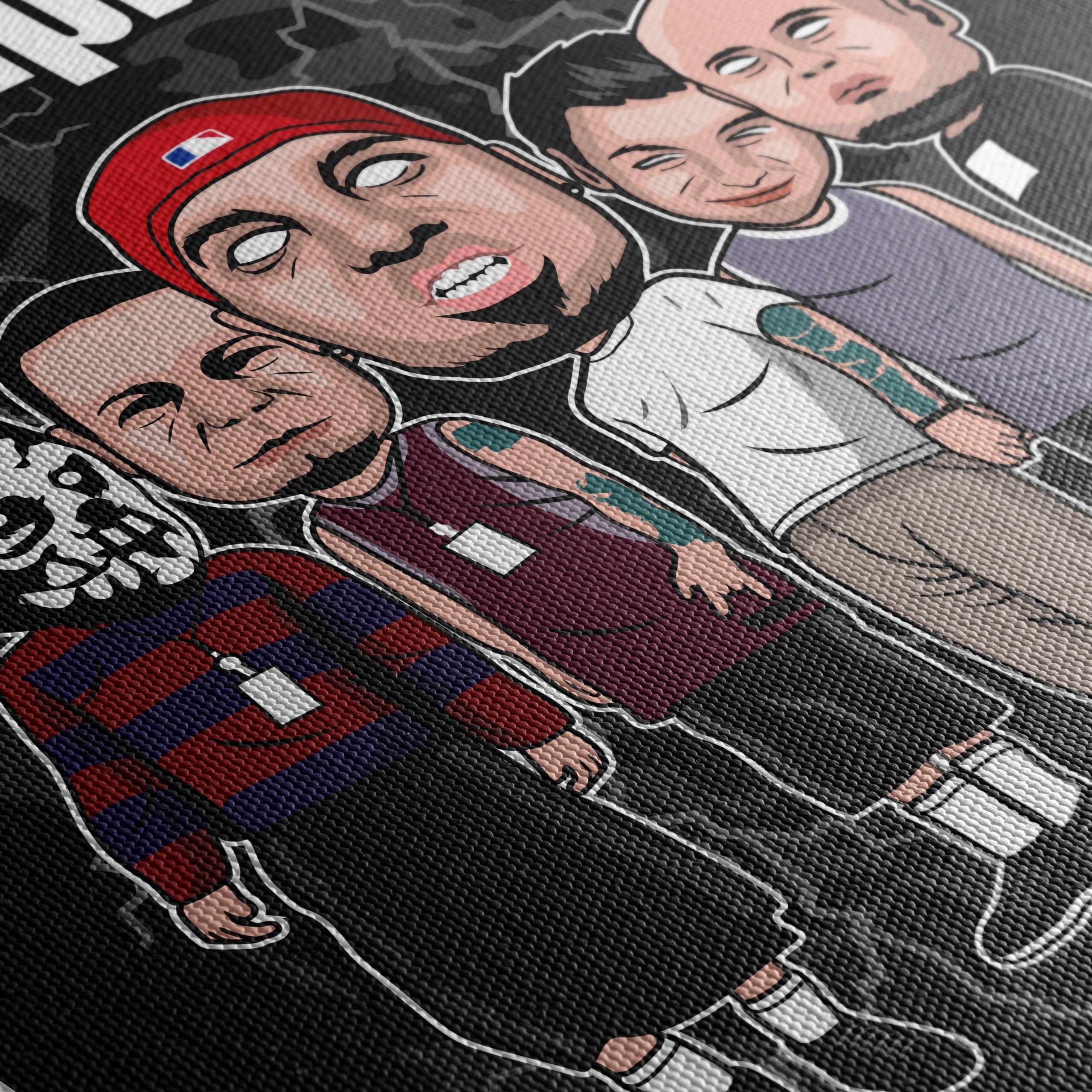 Cartoon Band Artwork Featuring Limp Bizkit - Image 5