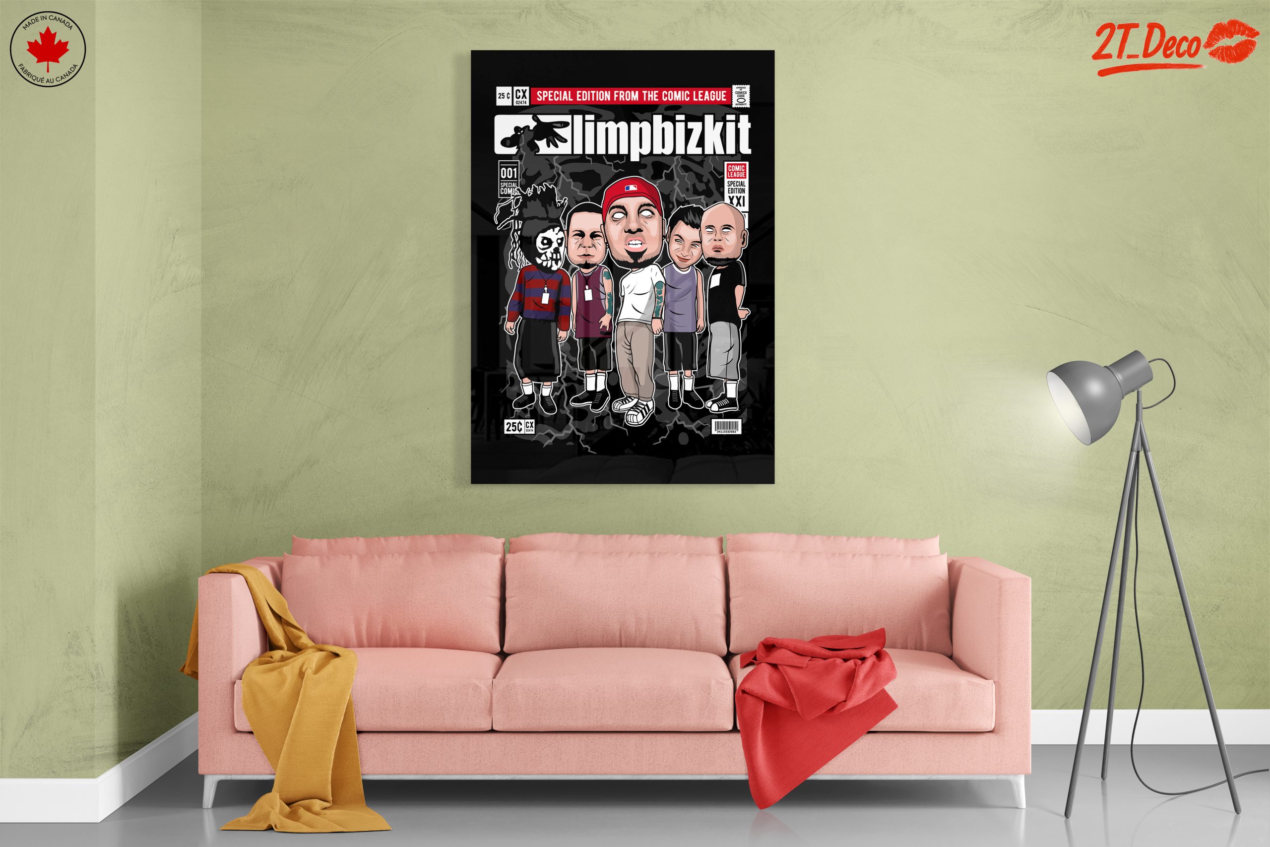 Cartoon Band Artwork Featuring Limp Bizkit - Image 7