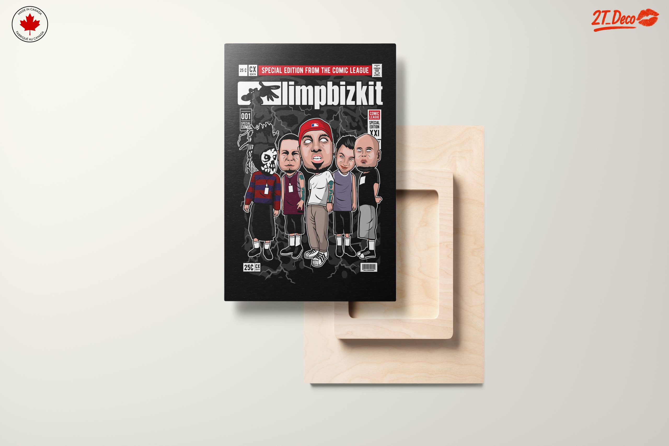 Cartoon Band Artwork Featuring Limp Bizkit - Image 11