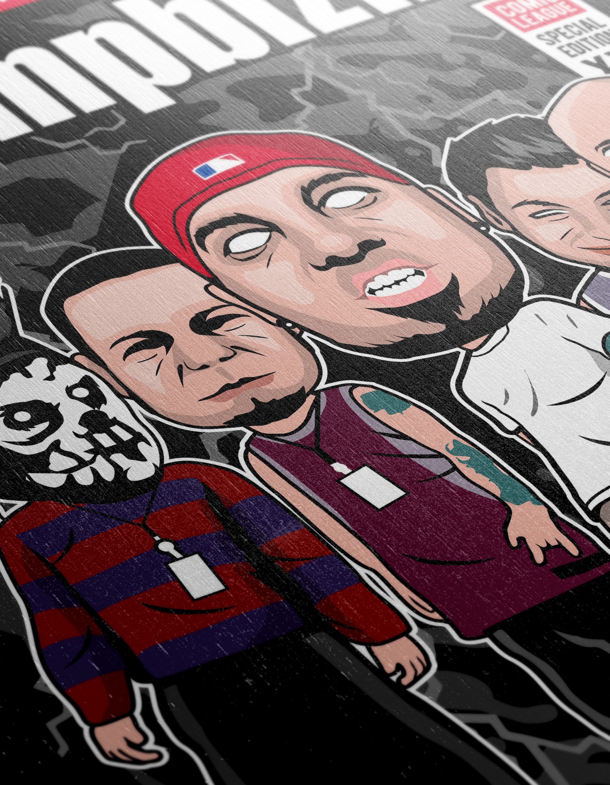 Cartoon Band Artwork Featuring Limp Bizkit - Image 12