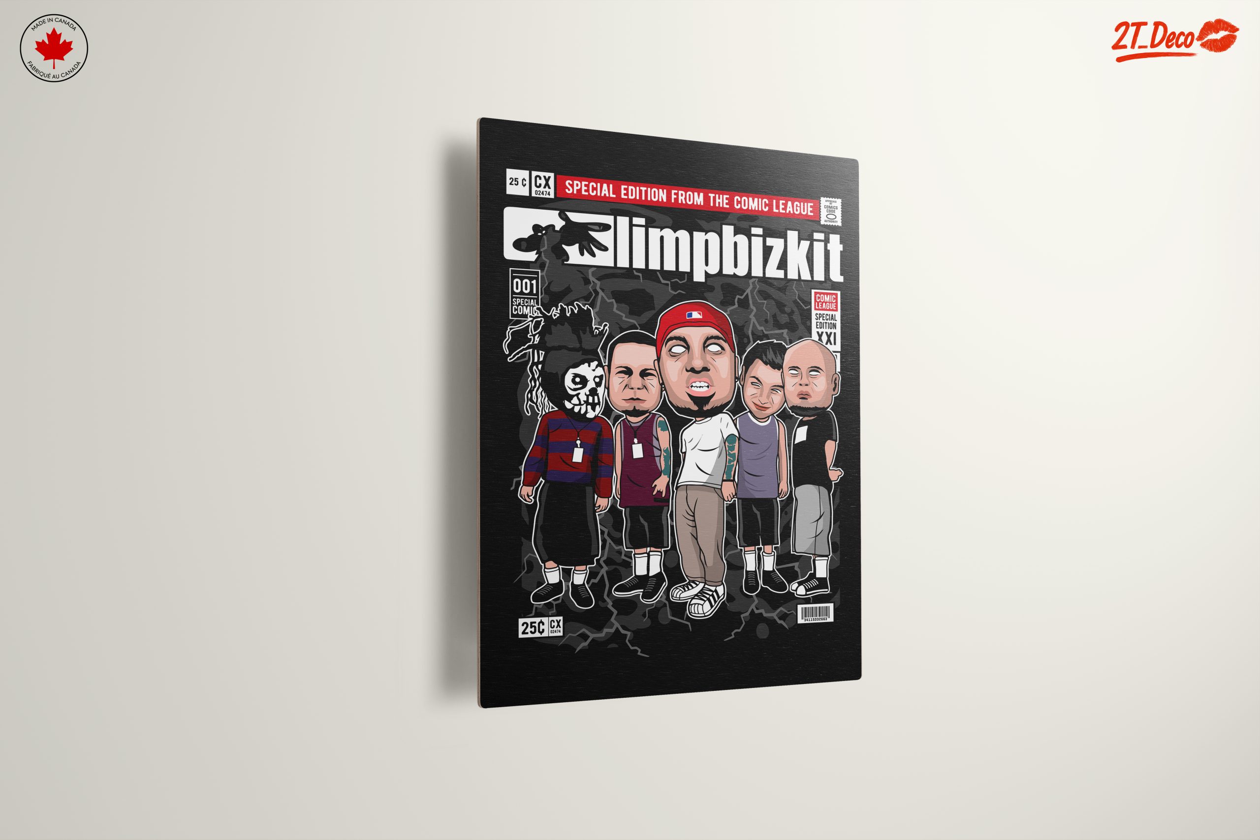 Cartoon Band Artwork Featuring Limp Bizkit - Image 13