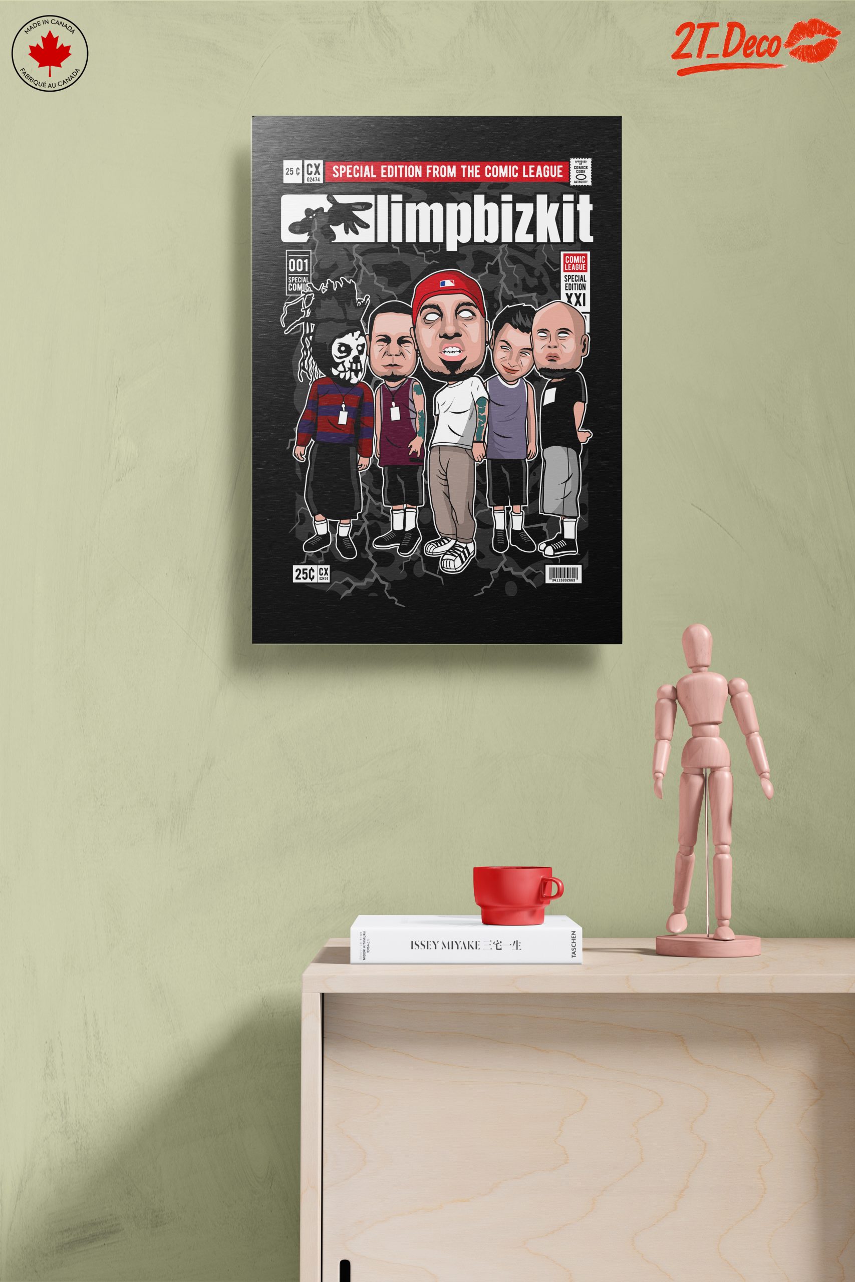 Cartoon Band Artwork Featuring Limp Bizkit - Image 14