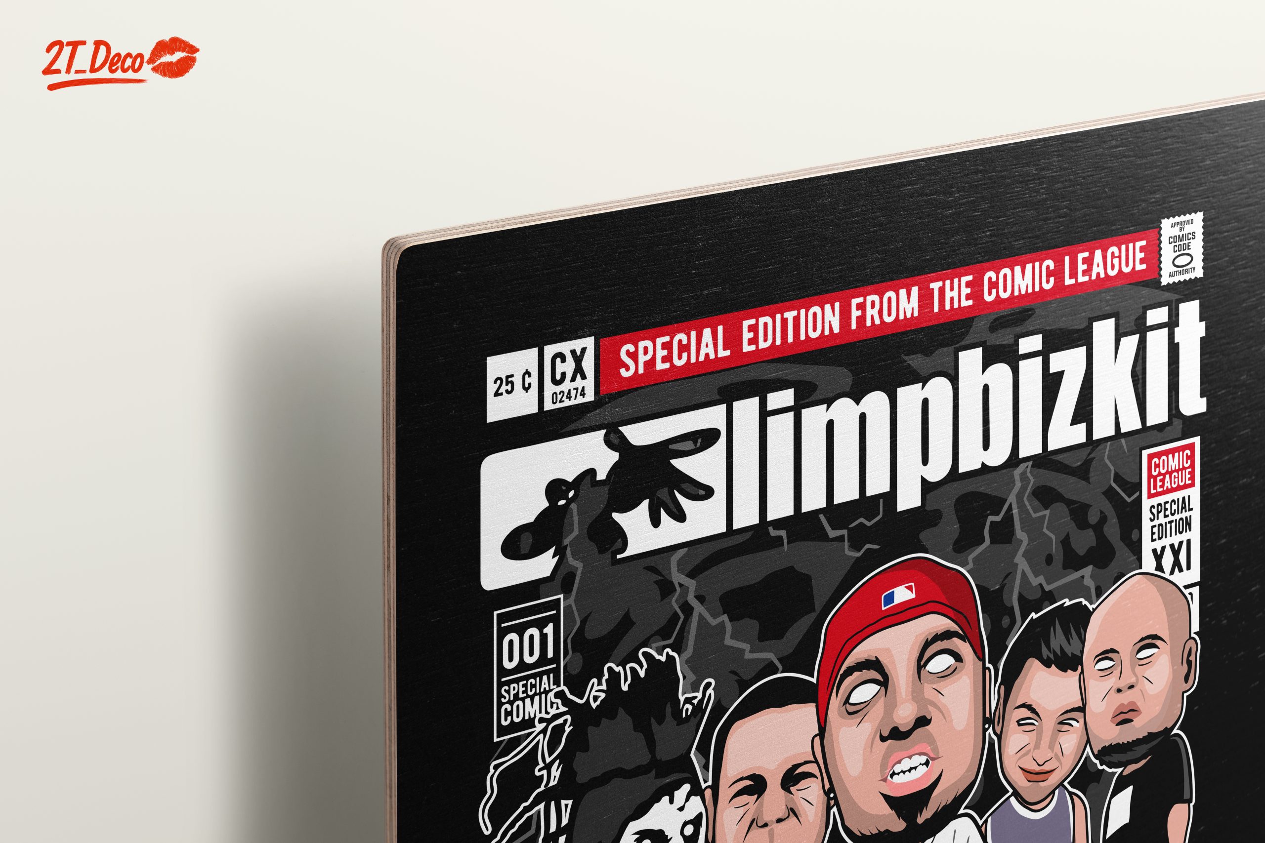 Cartoon Band Artwork Featuring Limp Bizkit - Image 15