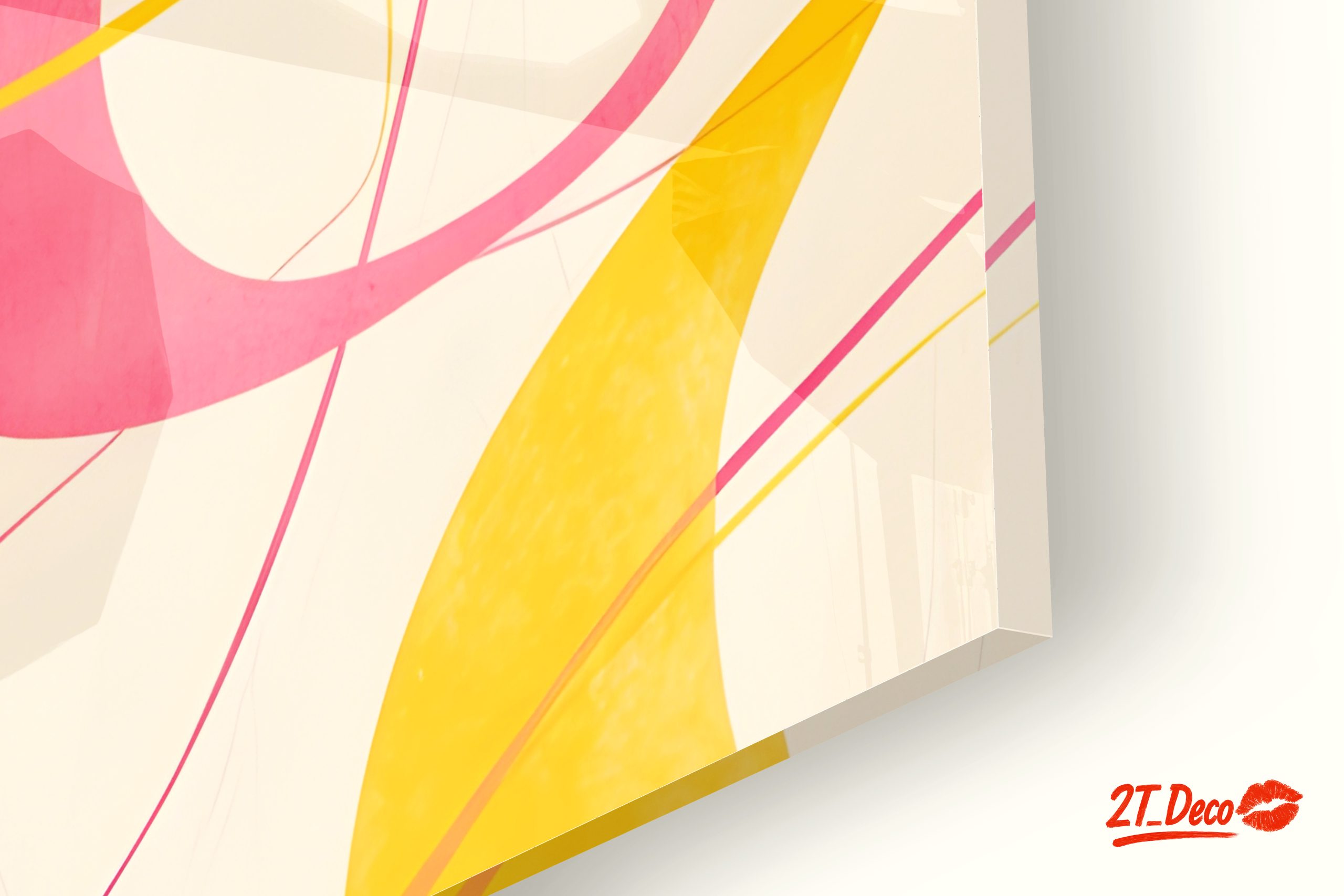 Abstract Curved Lines in Bright Colors - Image 9