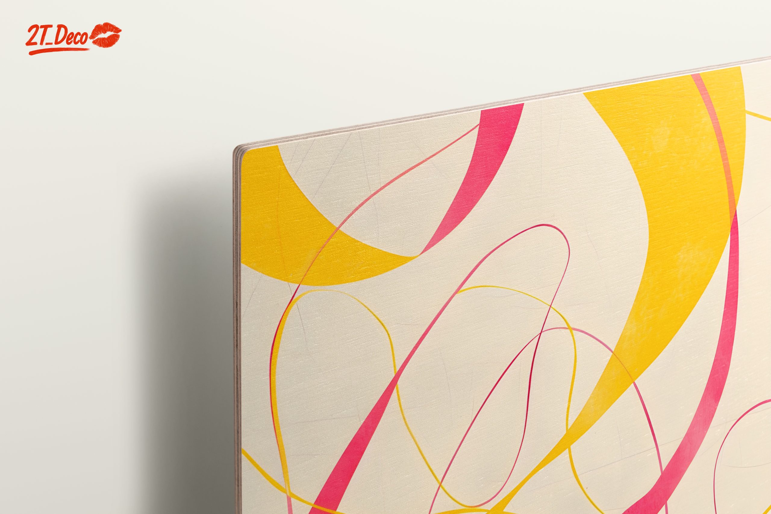 Abstract Curved Lines in Bright Colors - Image 15
