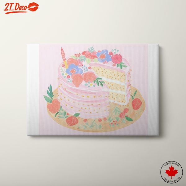 Colorful Abstract Cake Art