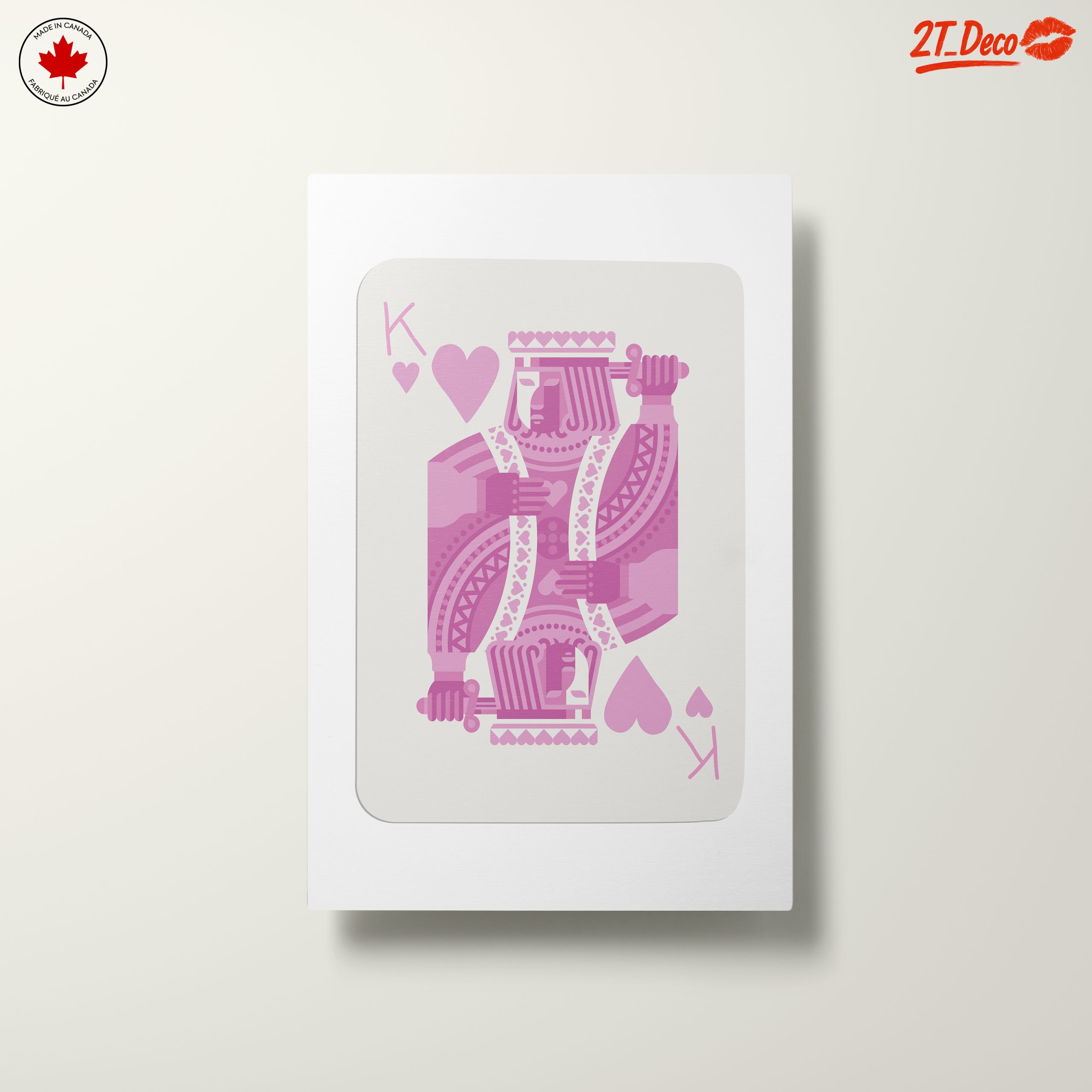 Stylized Heart King Playing Card Art - Image 10