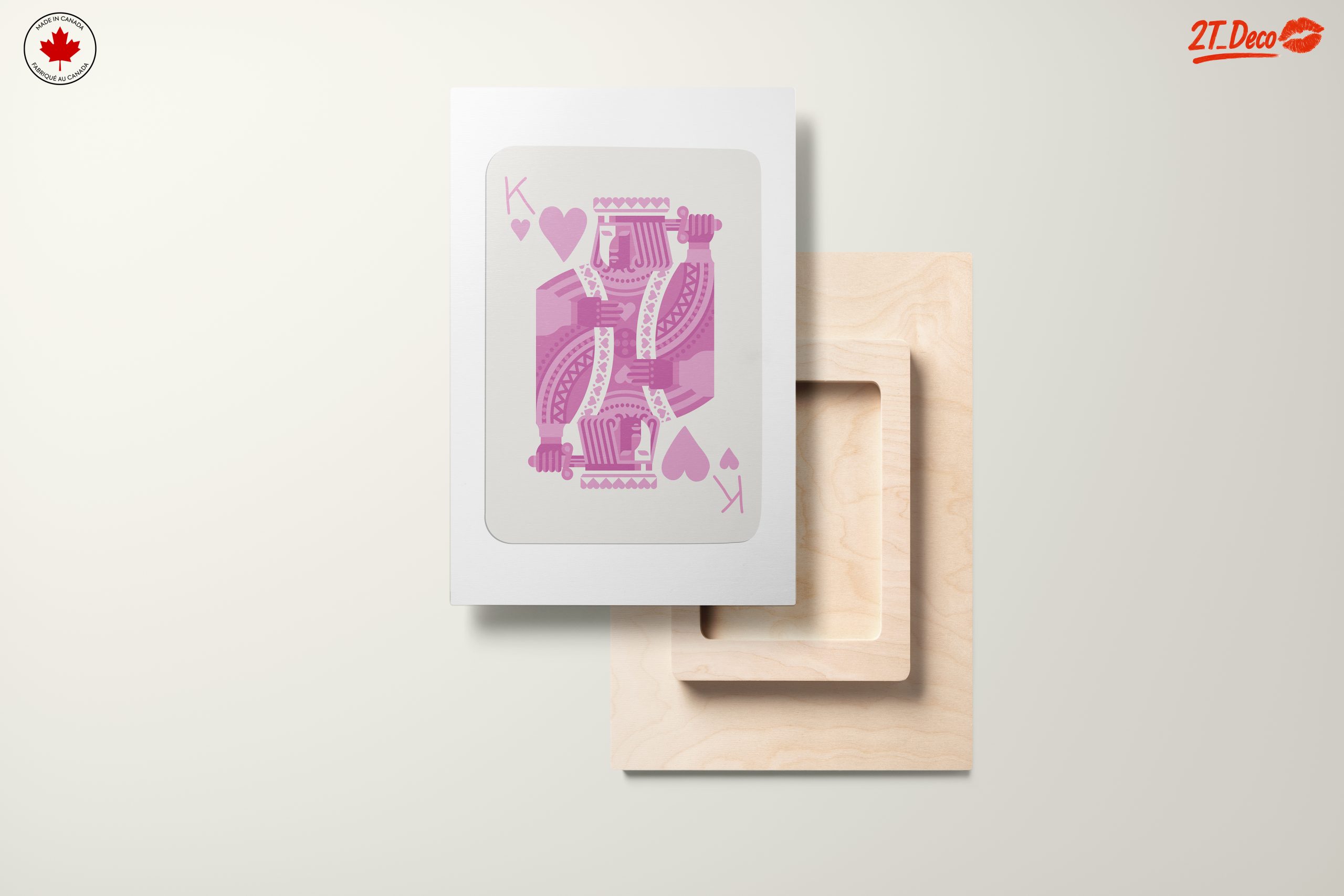 Stylized Heart King Playing Card Art - Image 11