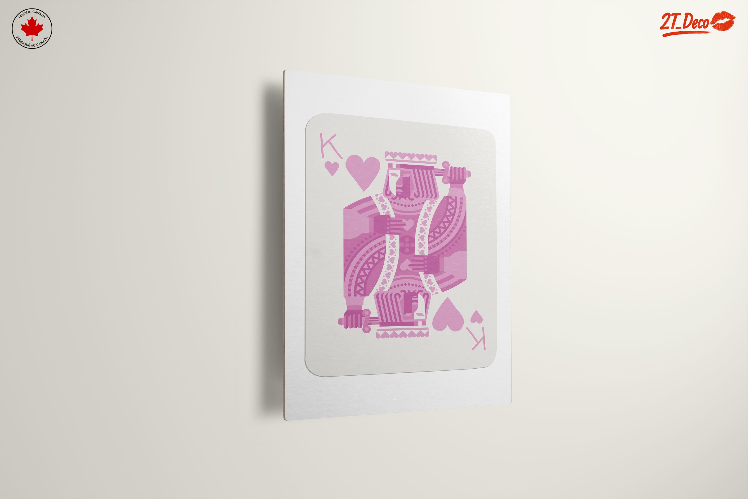 Stylized Heart King Playing Card Art - Image 13