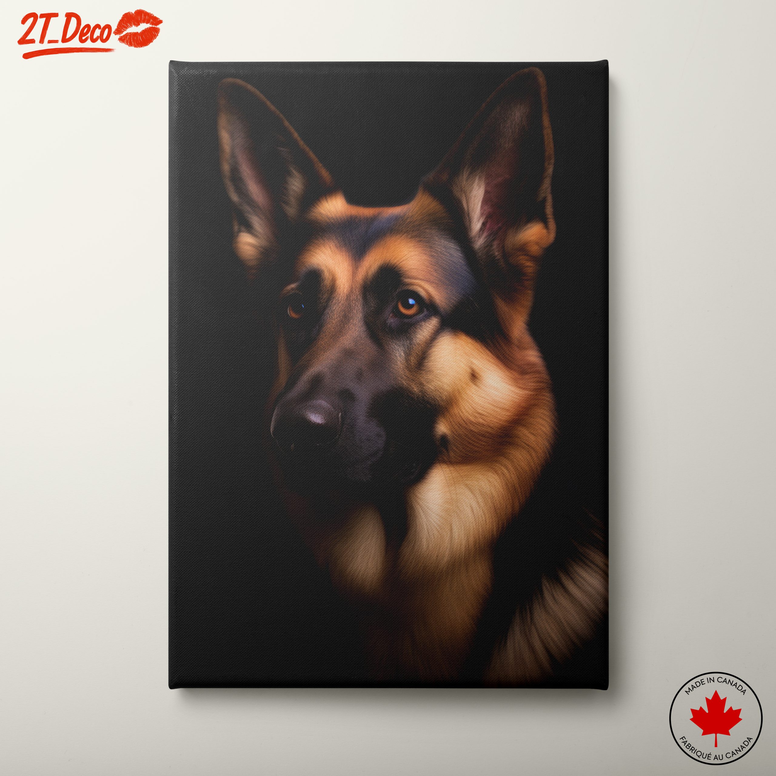 German Shepherd Portrait Wall Art