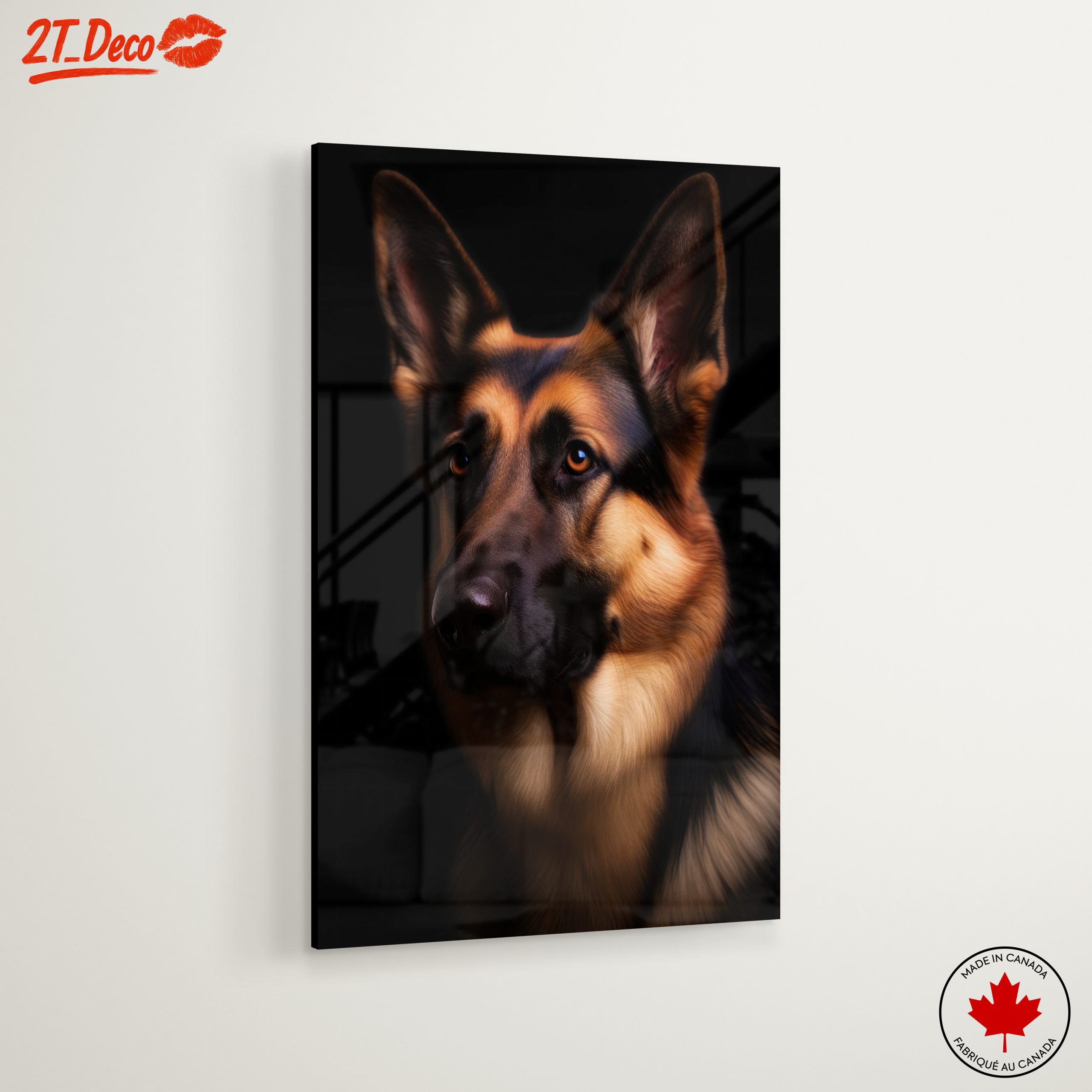 German Shepherd Portrait Wall Art - Image 6