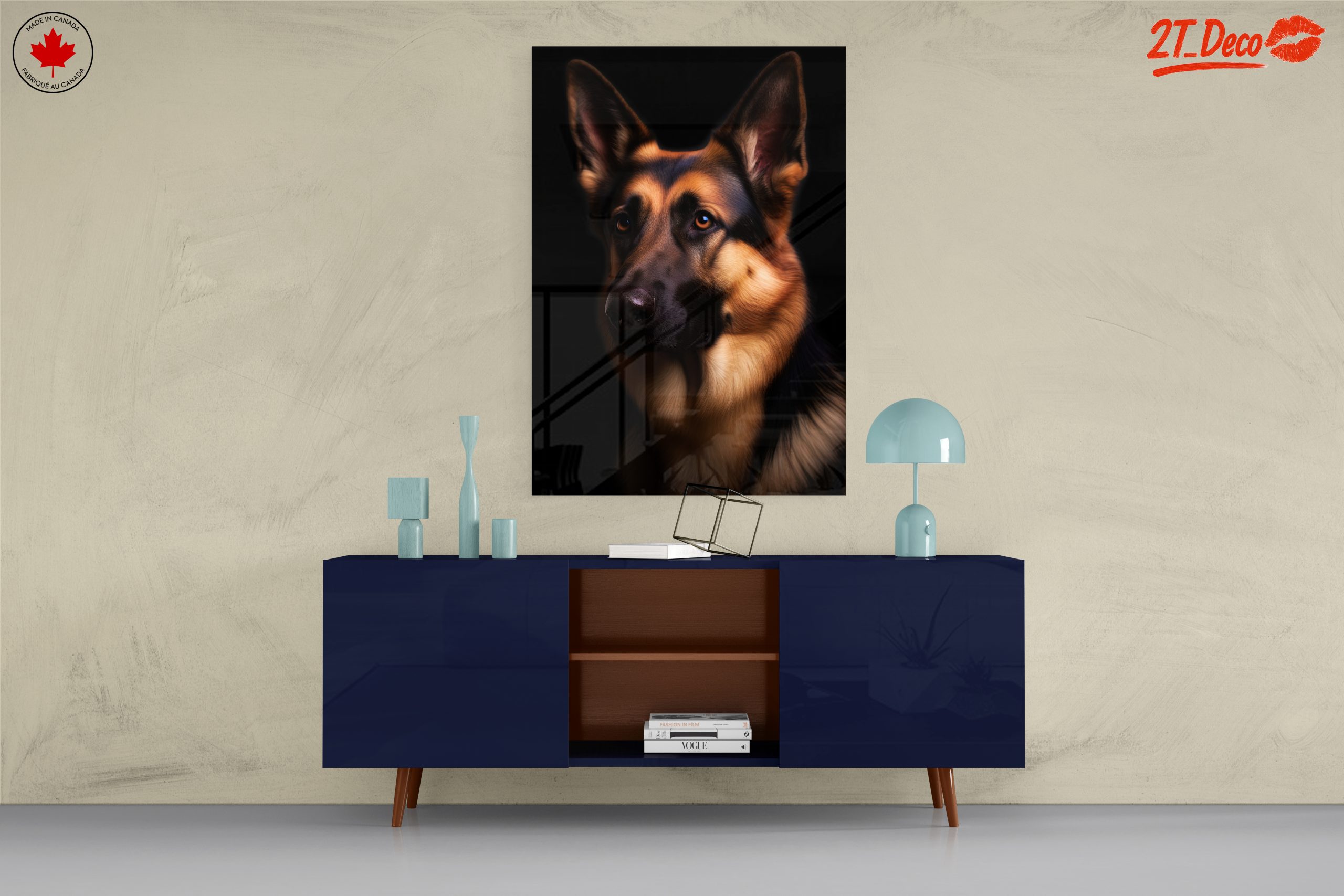 German Shepherd Portrait Wall Art - Image 8
