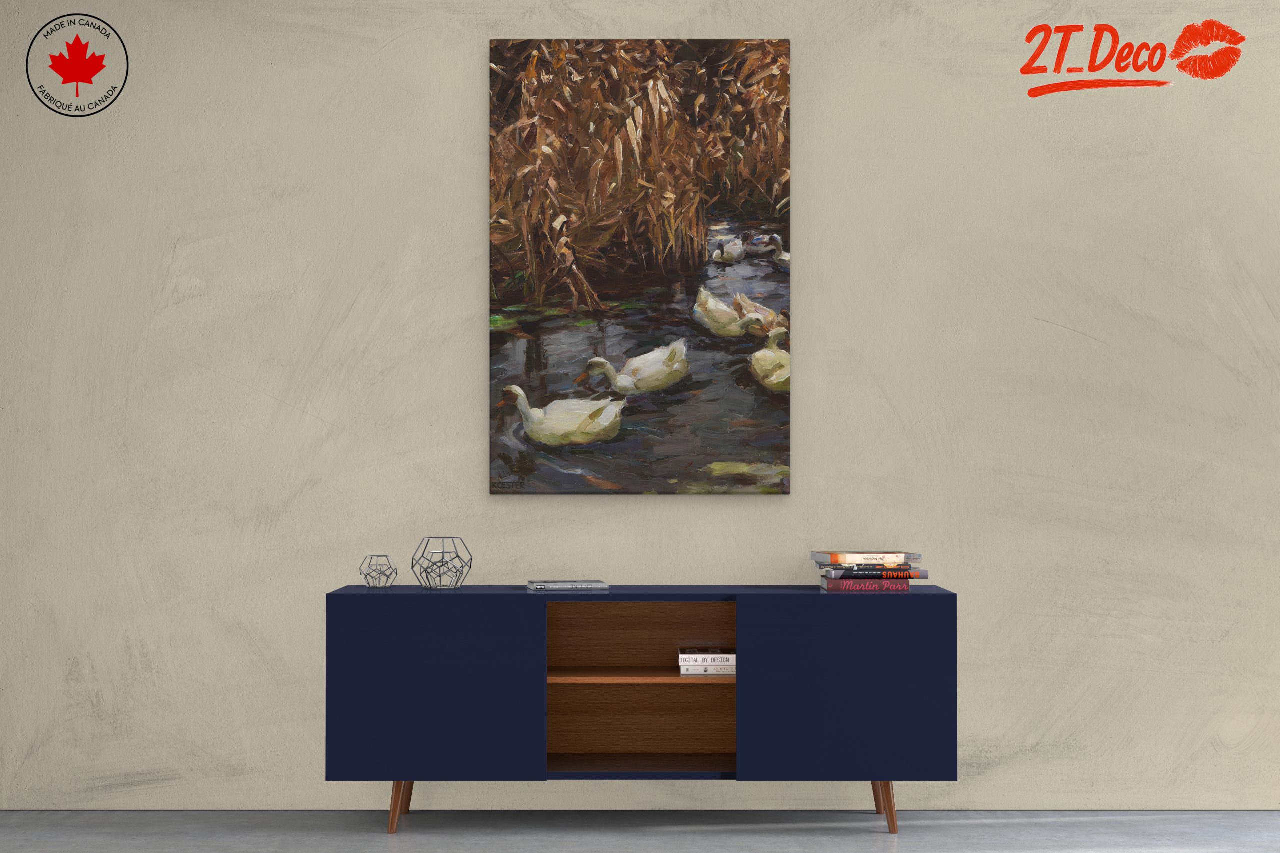 Ducks Swimming in a Tranquil Pool - Image 3