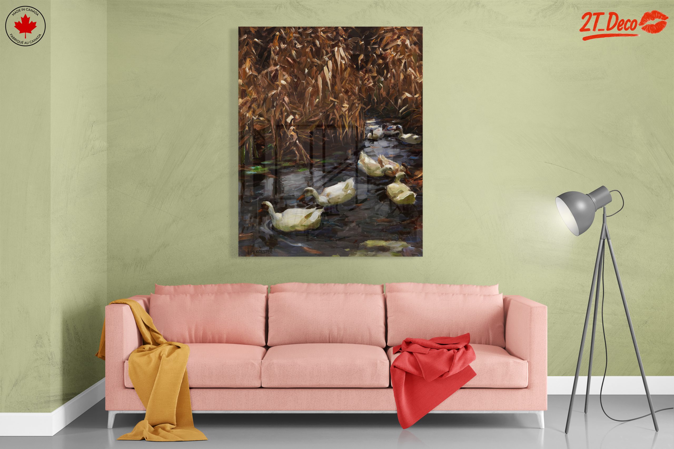 Ducks Swimming in a Tranquil Pool - Image 7