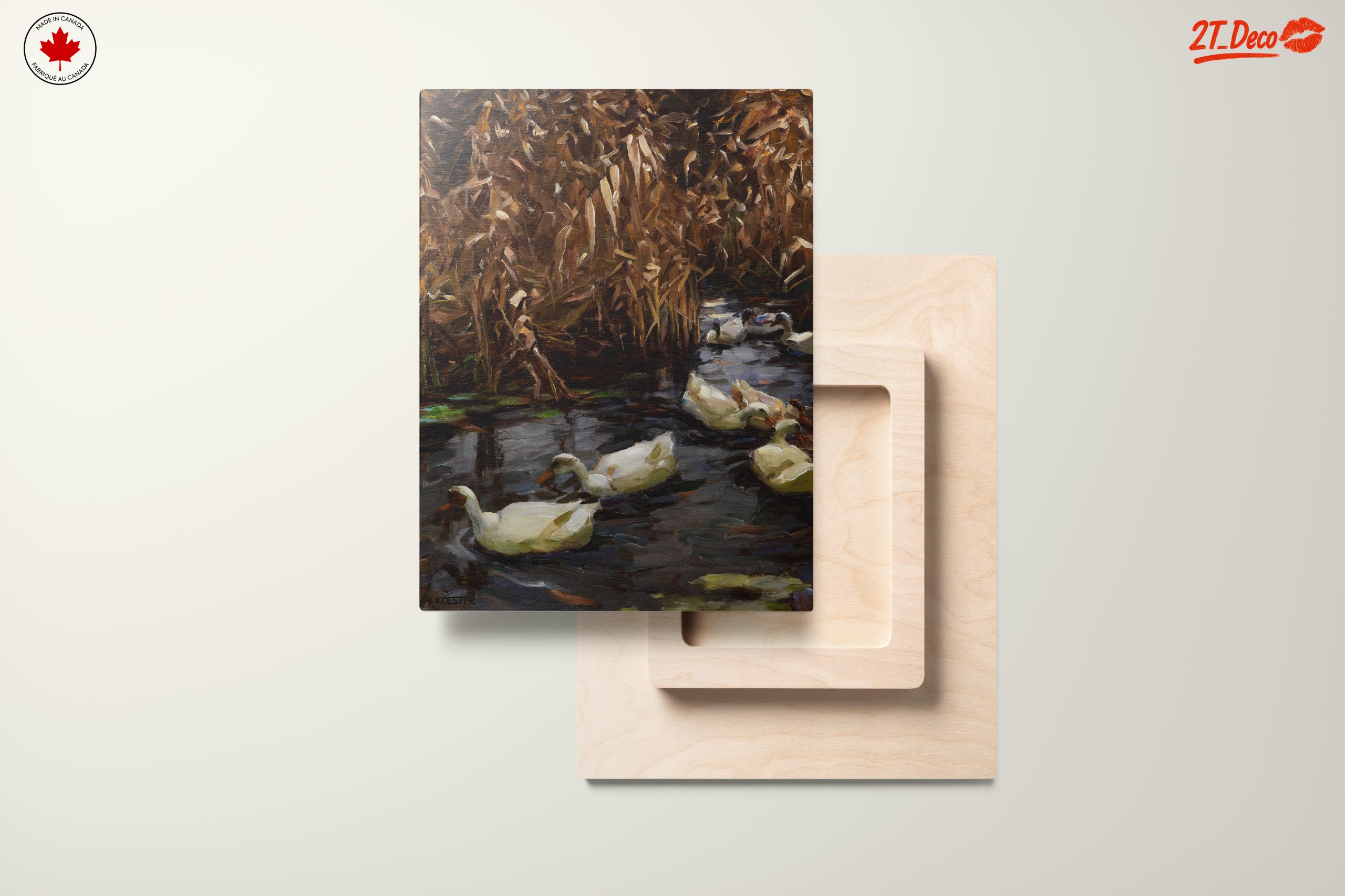 Ducks Swimming in a Tranquil Pool - Image 11