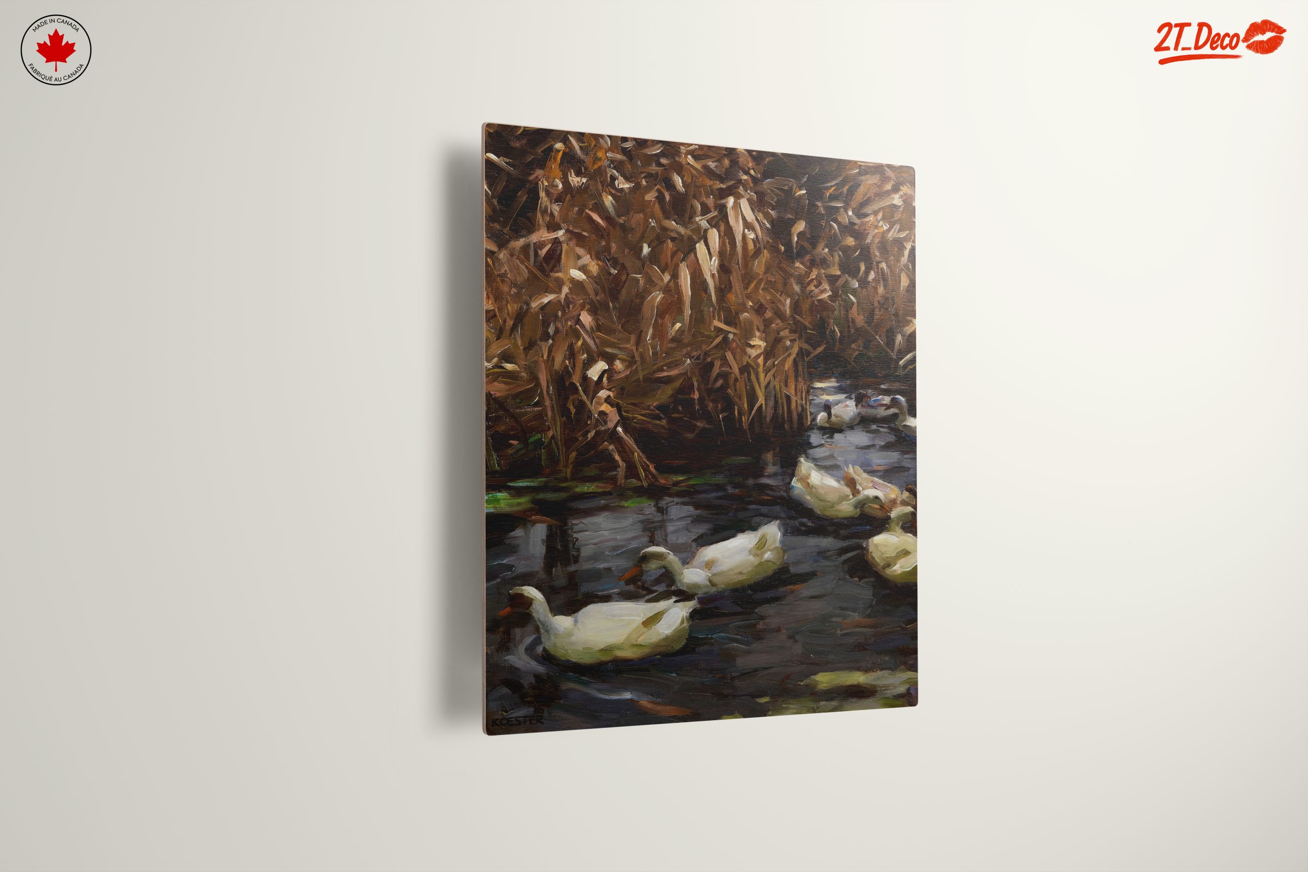 Ducks Swimming in a Tranquil Pool - Image 13