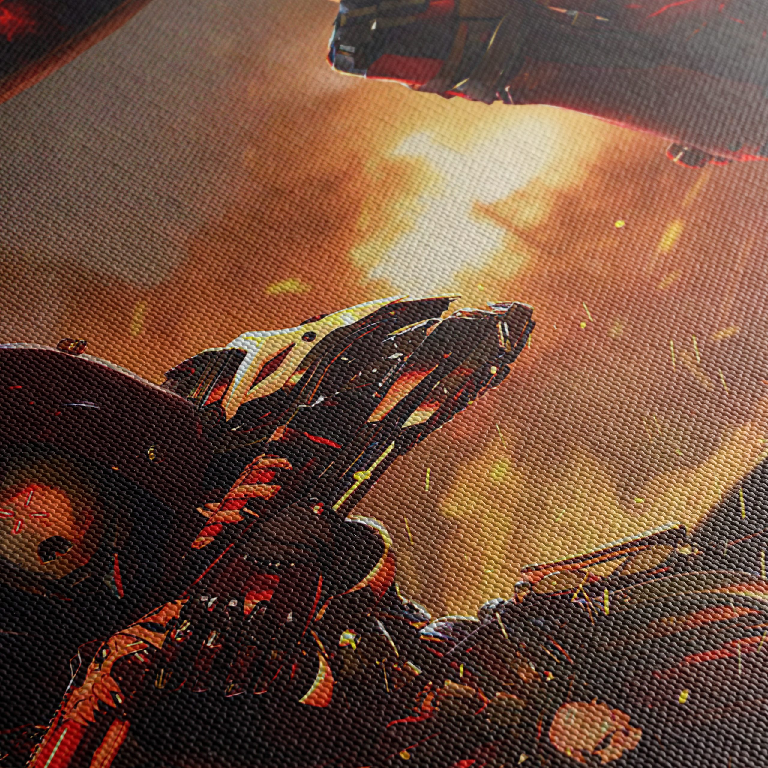 Dynamic Anime Action Scene with Futuristic Characters - Image 5