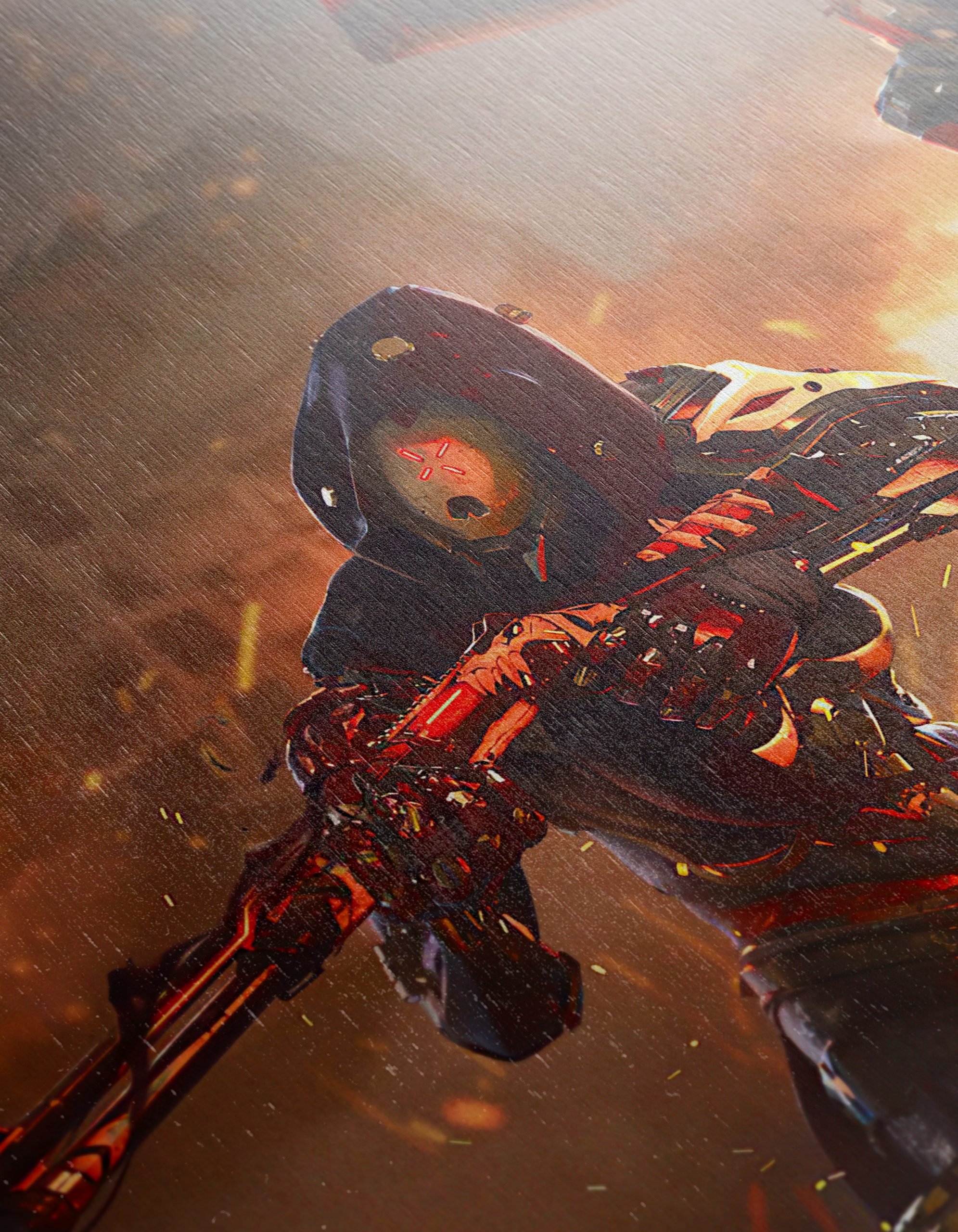 Dynamic Anime Action Scene with Futuristic Characters - Image 12