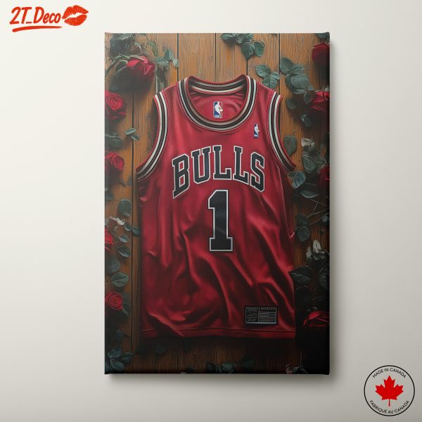Chicago Bulls Basketball Jersey Artwork