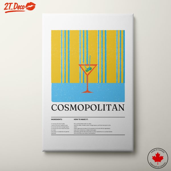 Cosmopolitan Cocktail Art 3