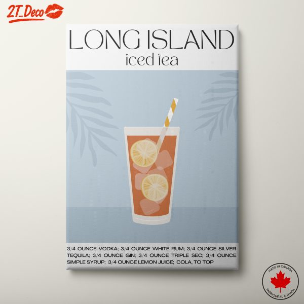 Long Island Iced Tea Cocktail Art