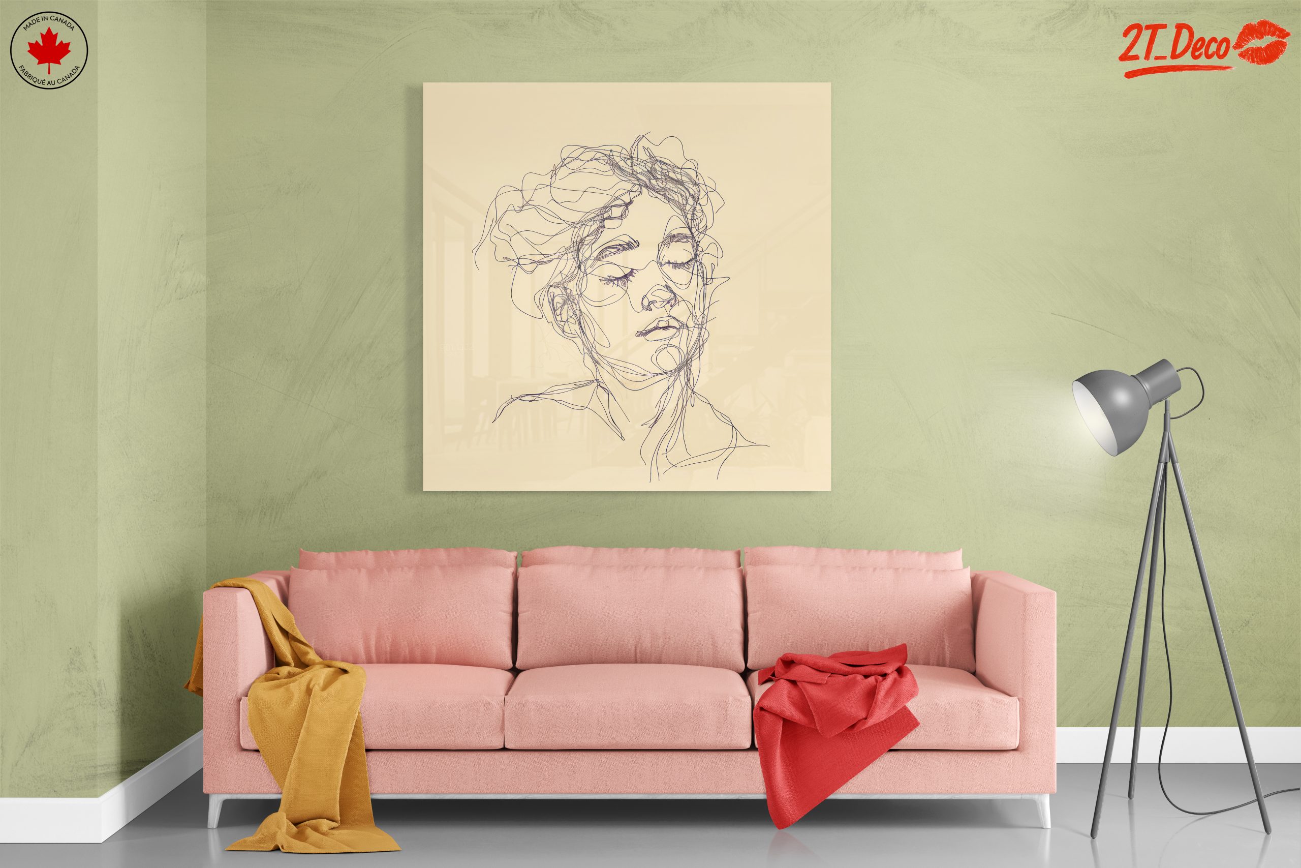 Minimalist Line Drawing Portrait - Image 7