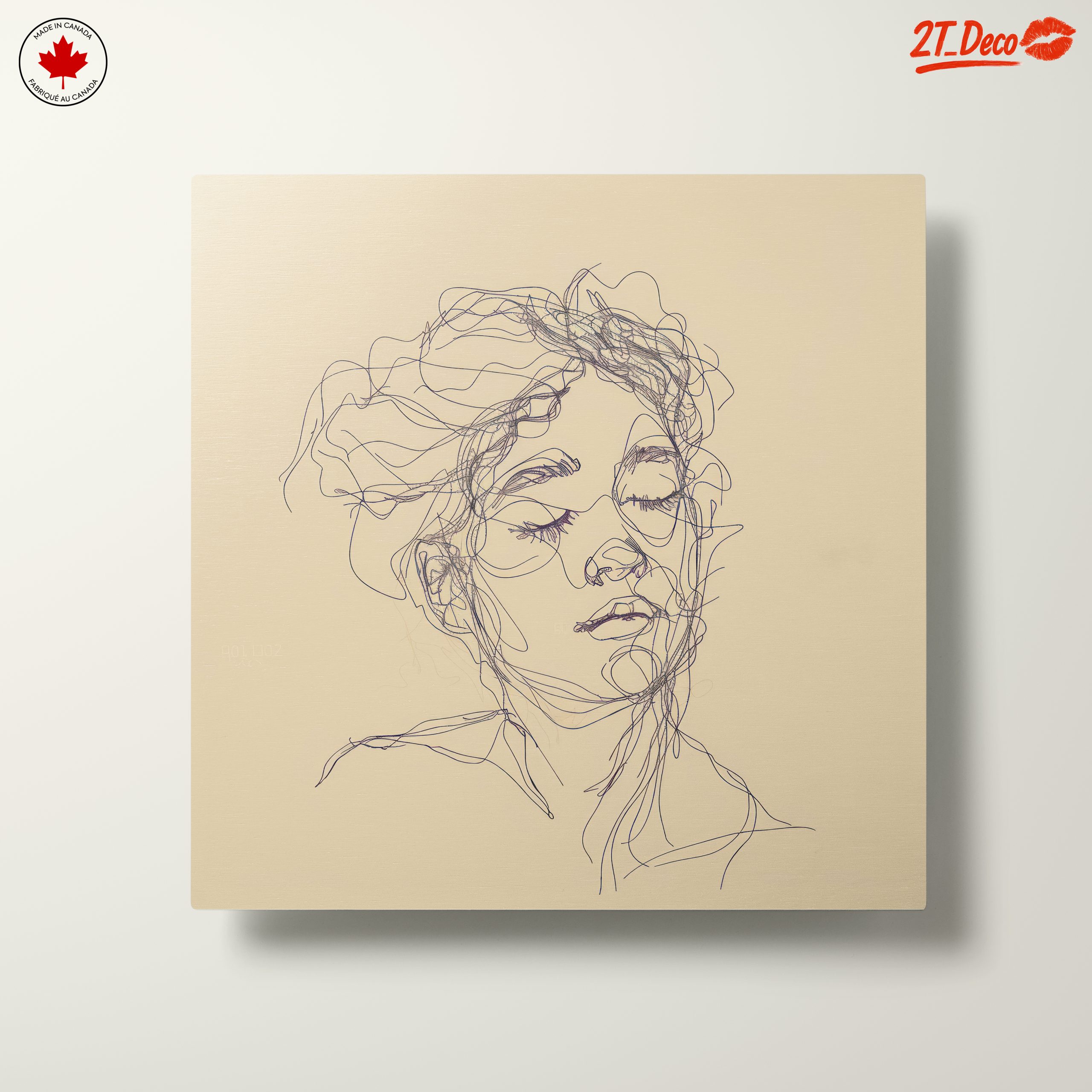 Minimalist Line Drawing Portrait - Image 10