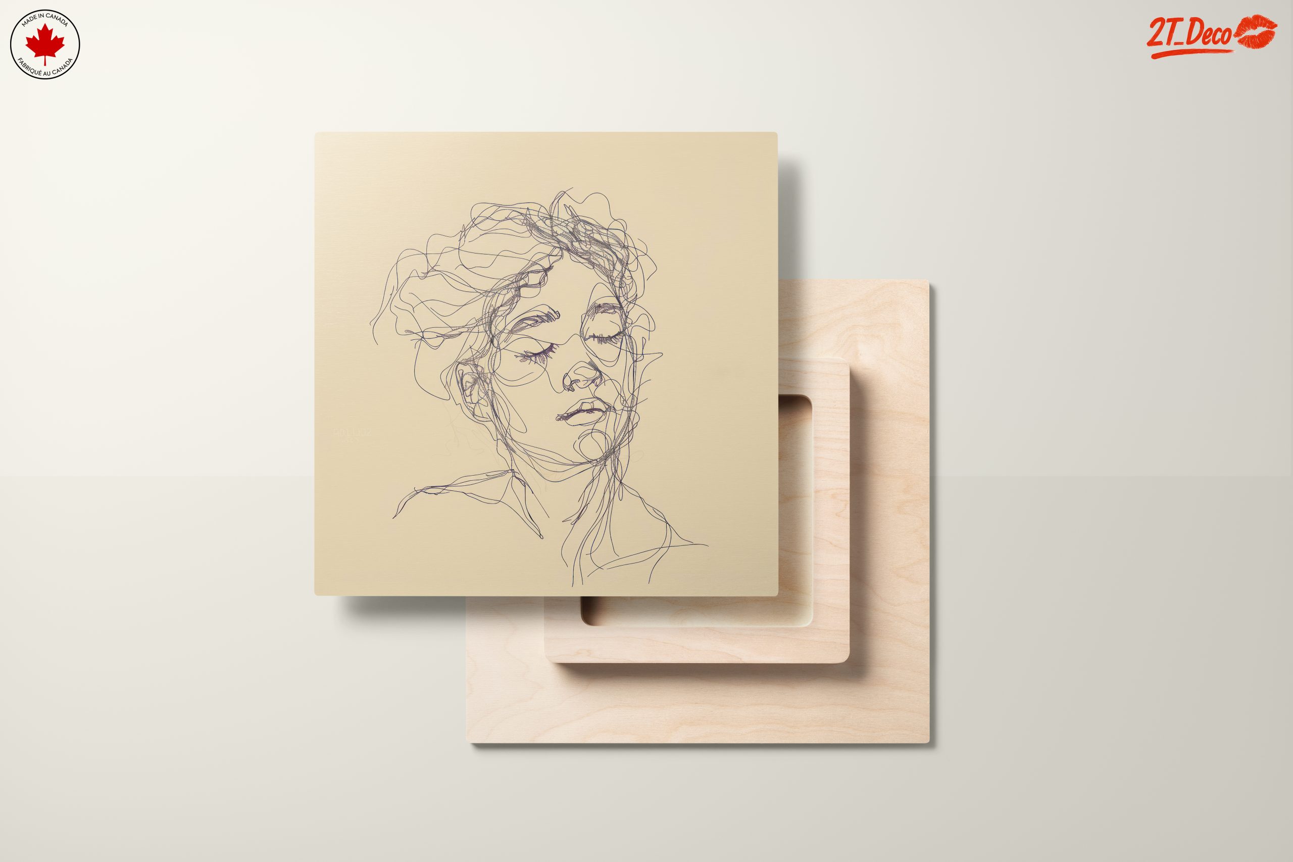 Minimalist Line Drawing Portrait - Image 11