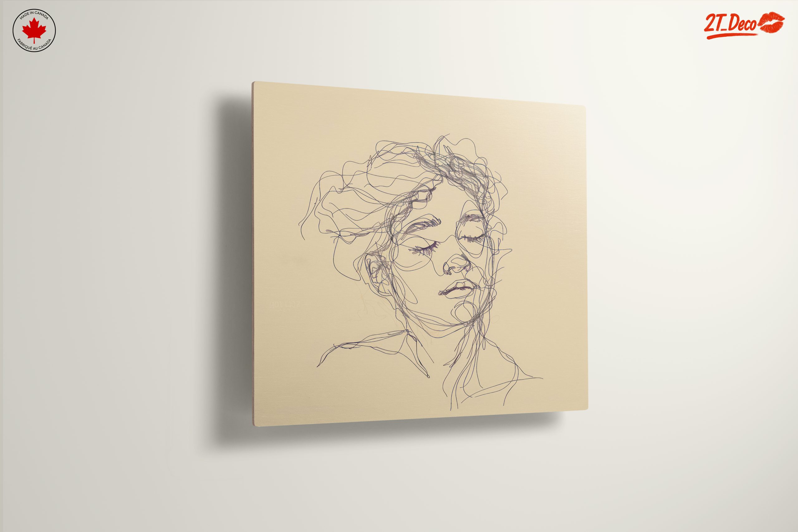 Minimalist Line Drawing Portrait - Image 13