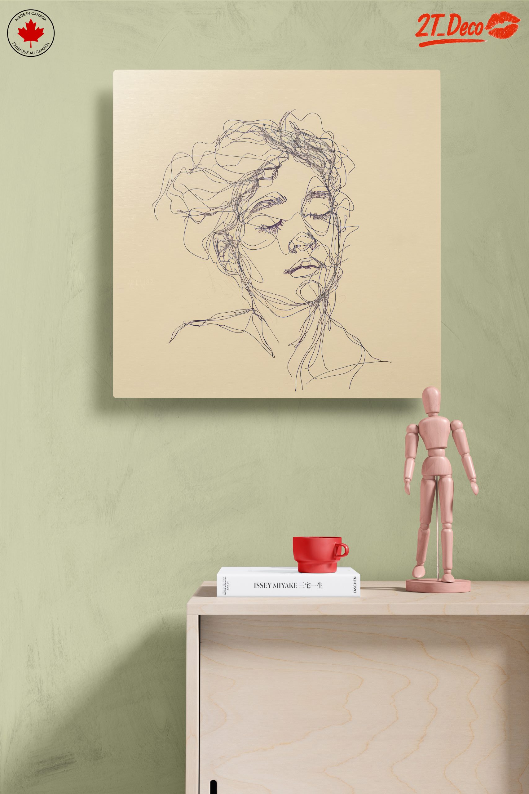 Minimalist Line Drawing Portrait - Image 14