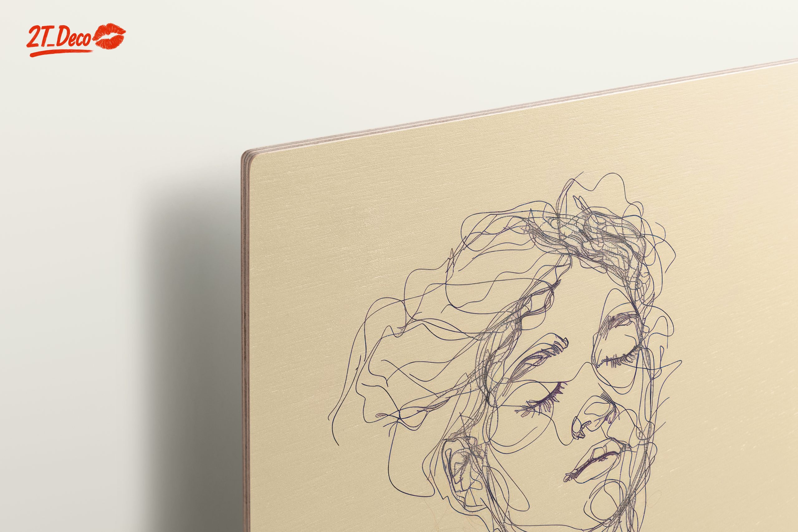 Minimalist Line Drawing Portrait - Image 15