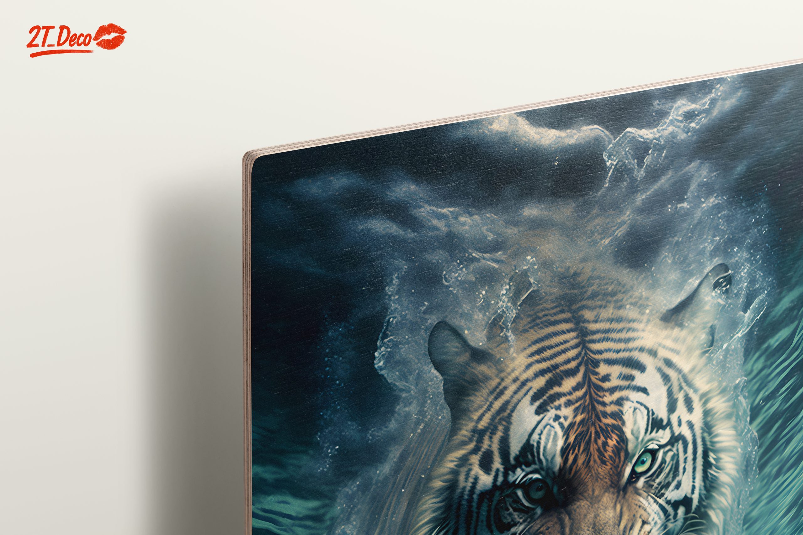 Majestic Tiger Swimming in Water - Image 15