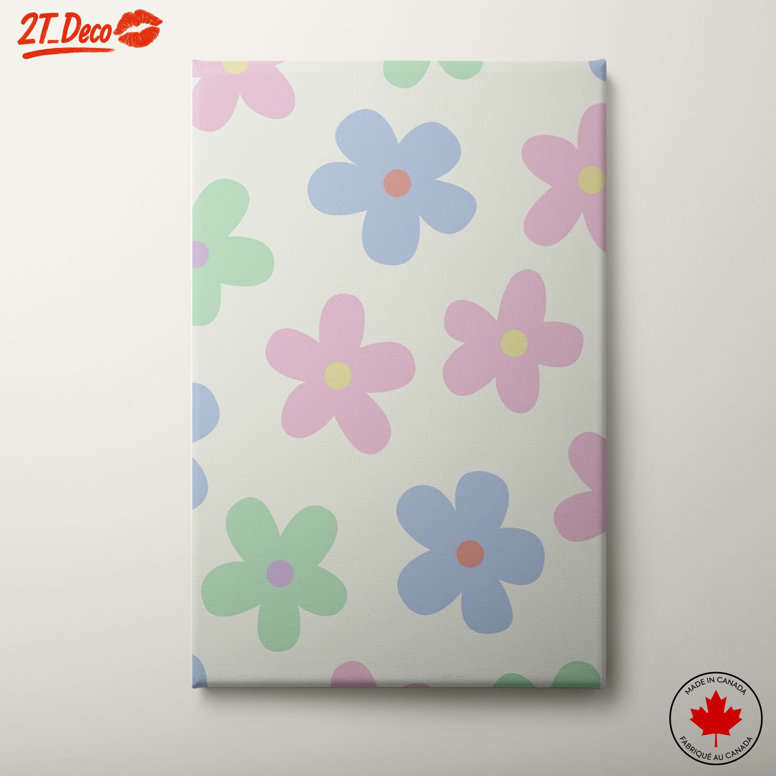 Vibrant Floral Pattern Artwork
