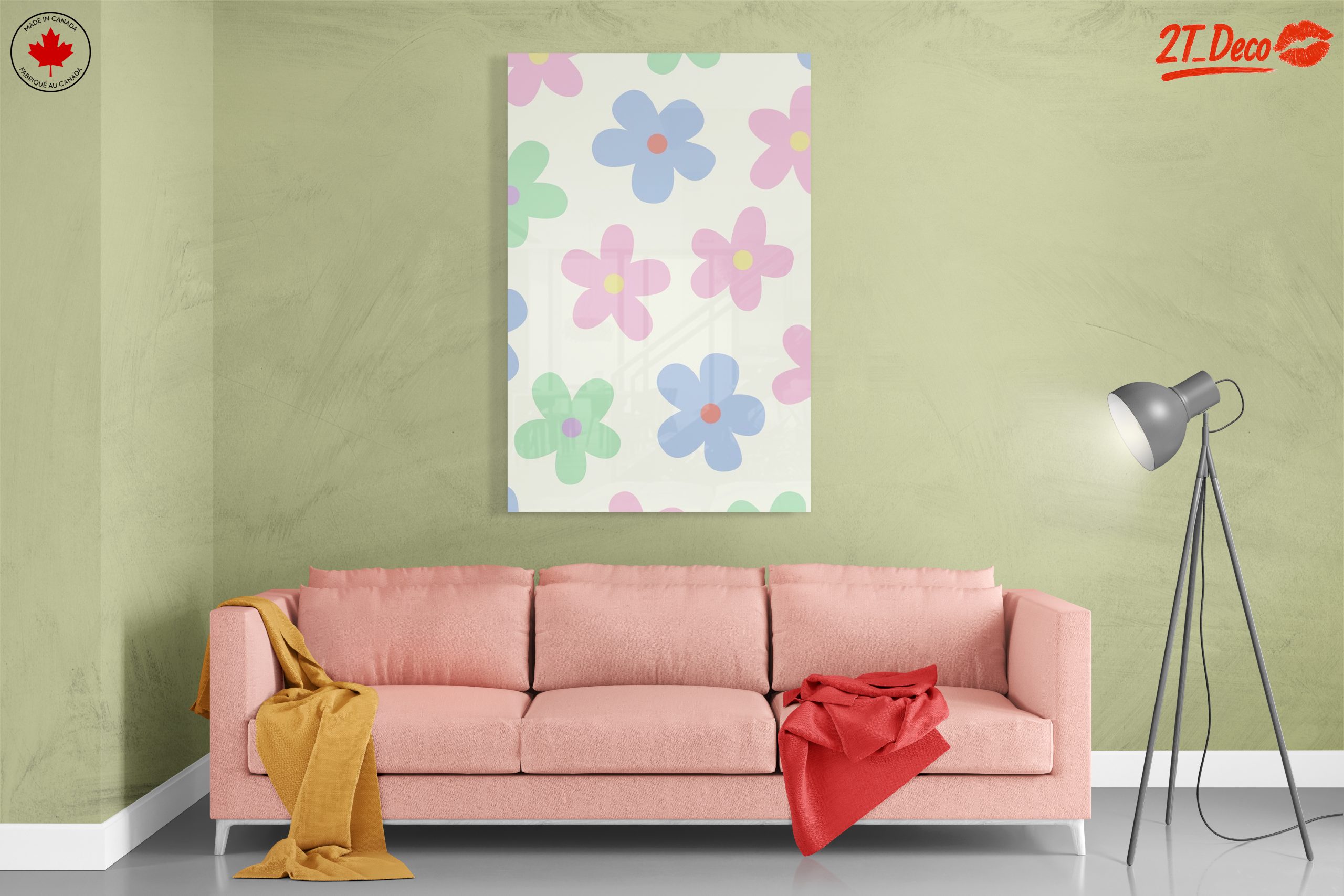 Vibrant Floral Pattern Artwork - Image 7