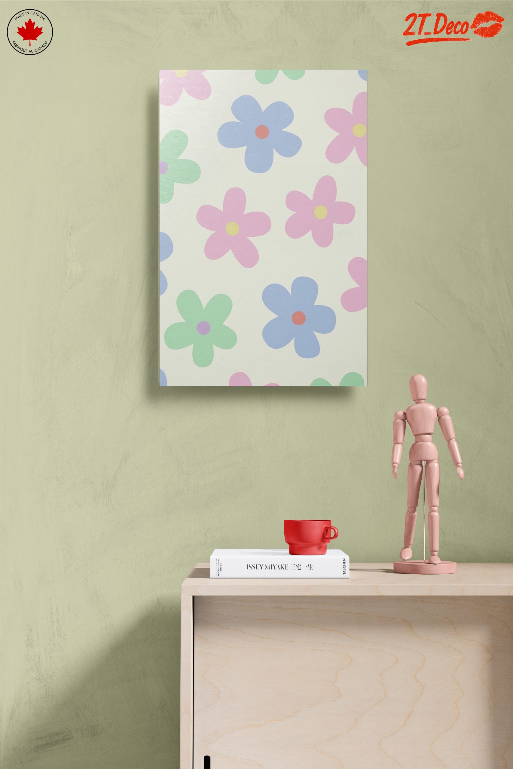 Vibrant Floral Pattern Artwork - Image 14