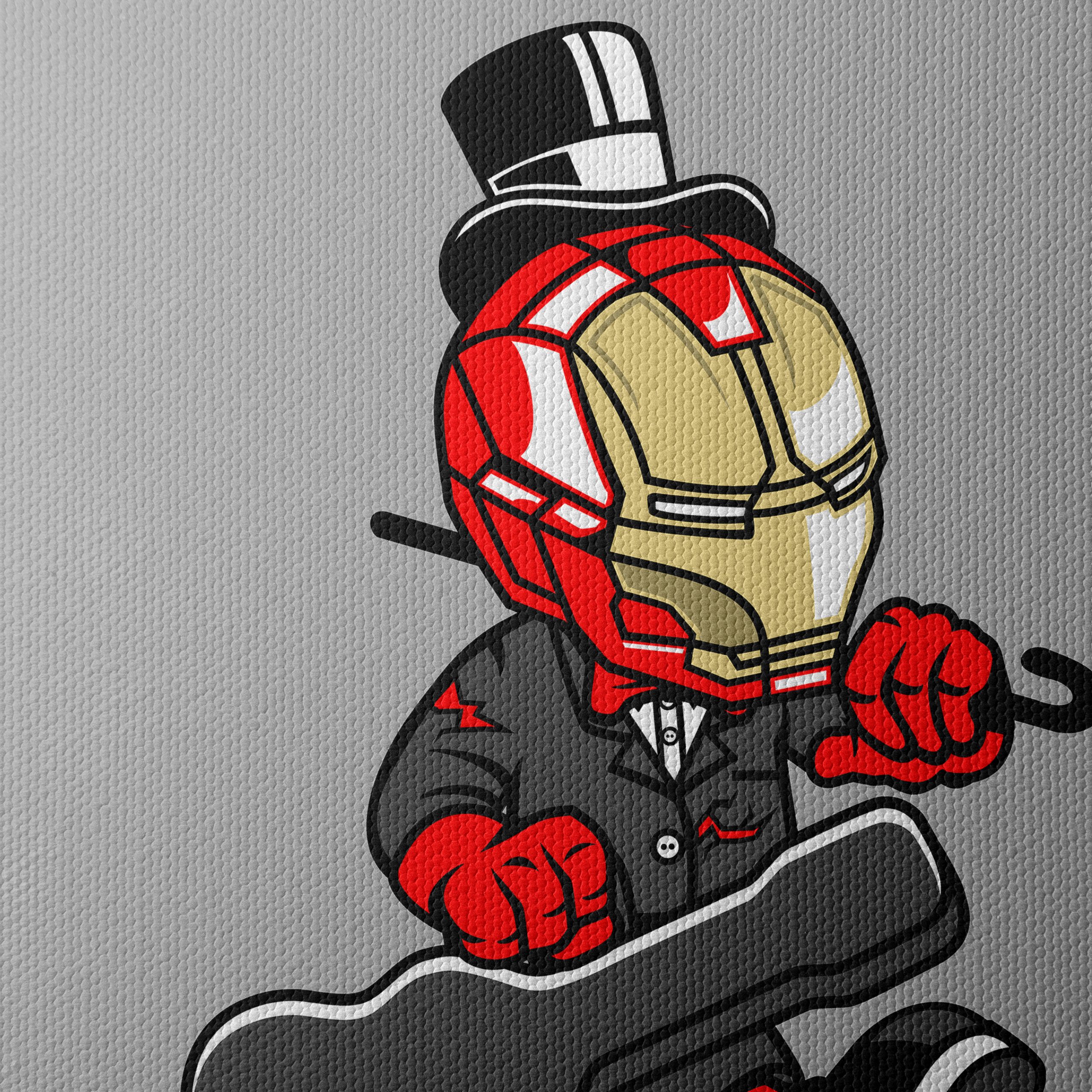 Funny Superhero Character Playing Guitar - Image 4