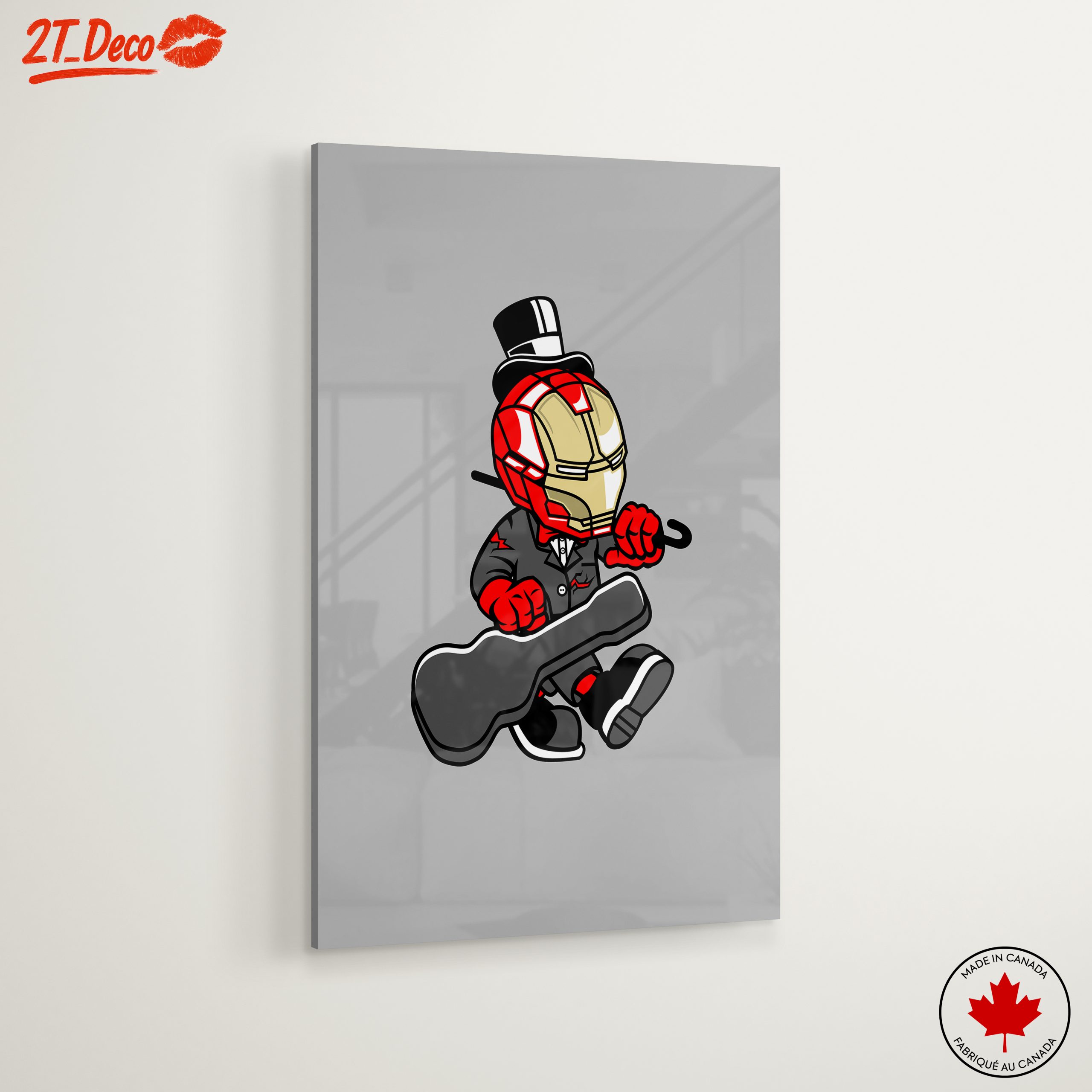 Funny Superhero Character Playing Guitar - Image 6