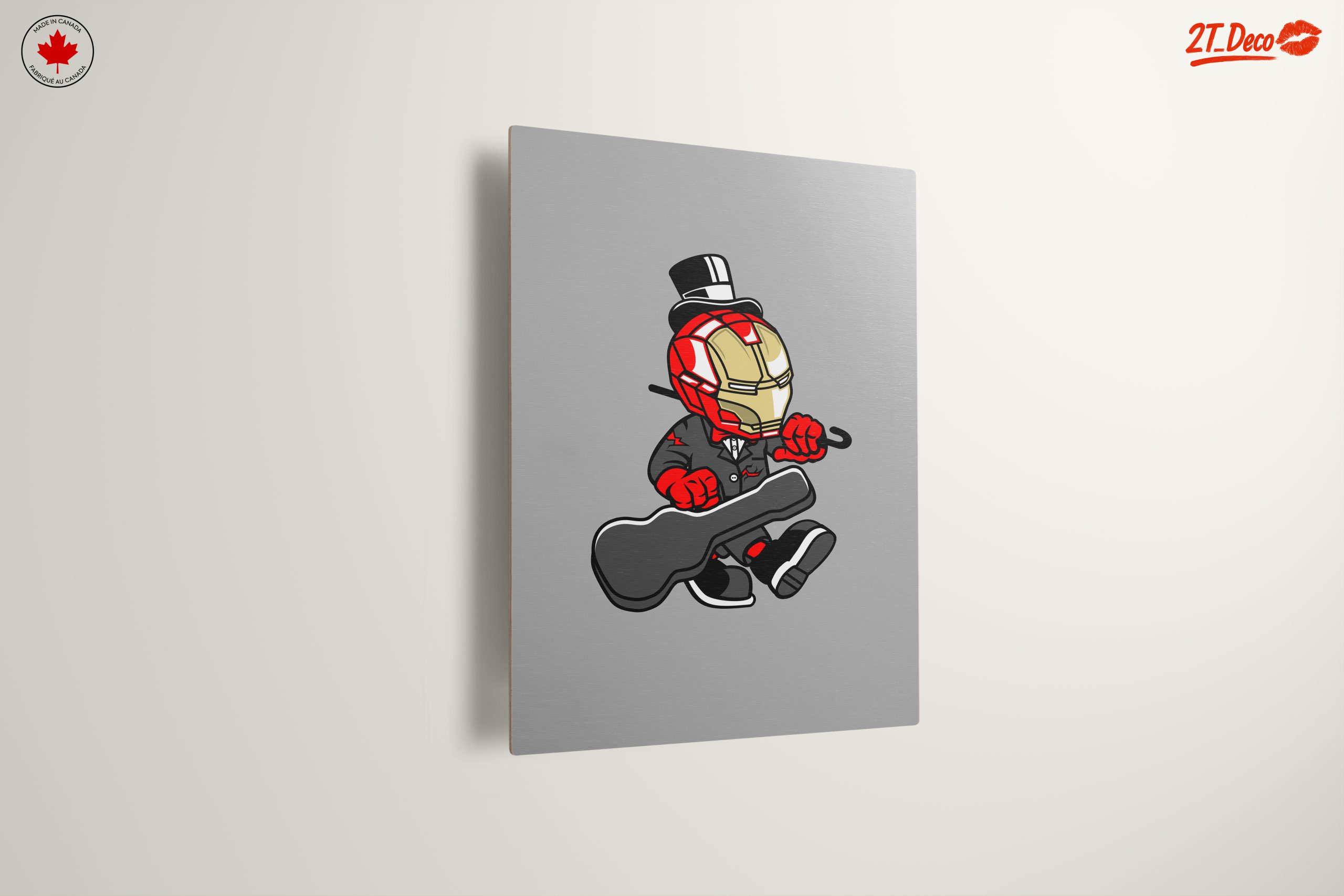 Funny Superhero Character Playing Guitar - Image 13