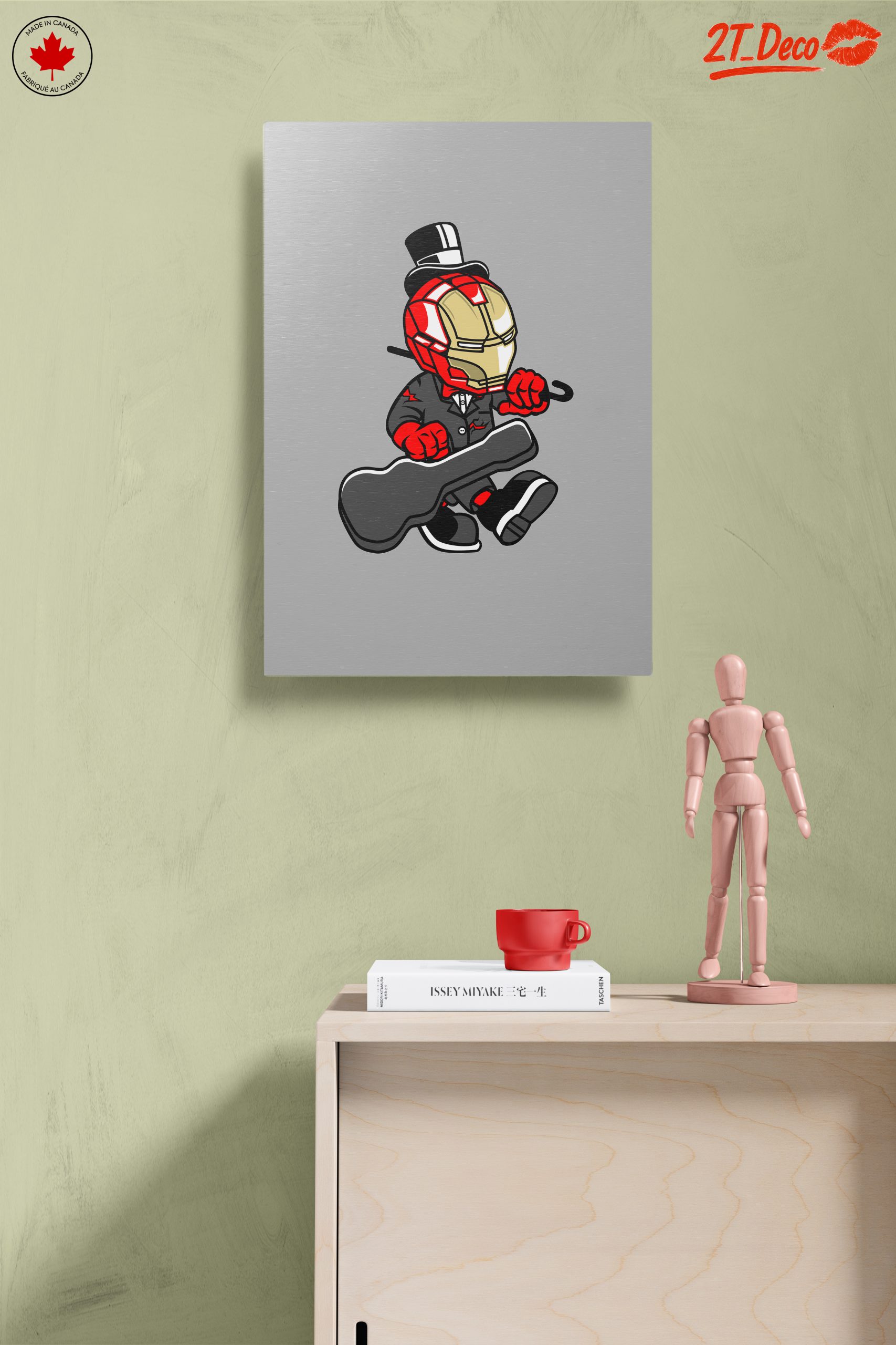 Funny Superhero Character Playing Guitar - Image 14