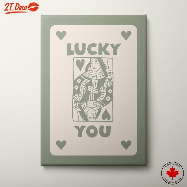 Lucky You Playing Card Art 8