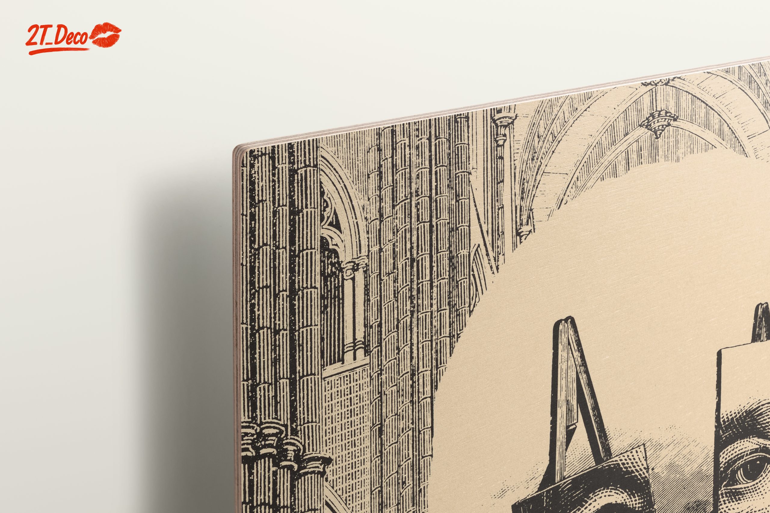 Abstract Contemporary Portrait with Architectural Elements - Image 15