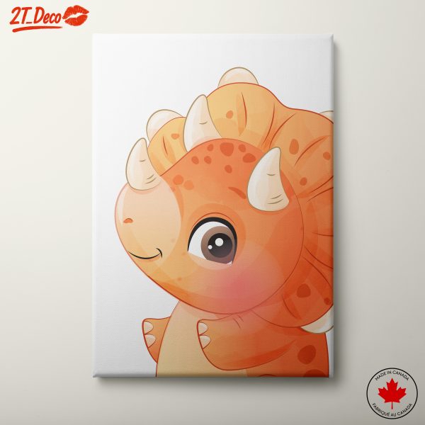 Cute Cartoon Dinosaur Character