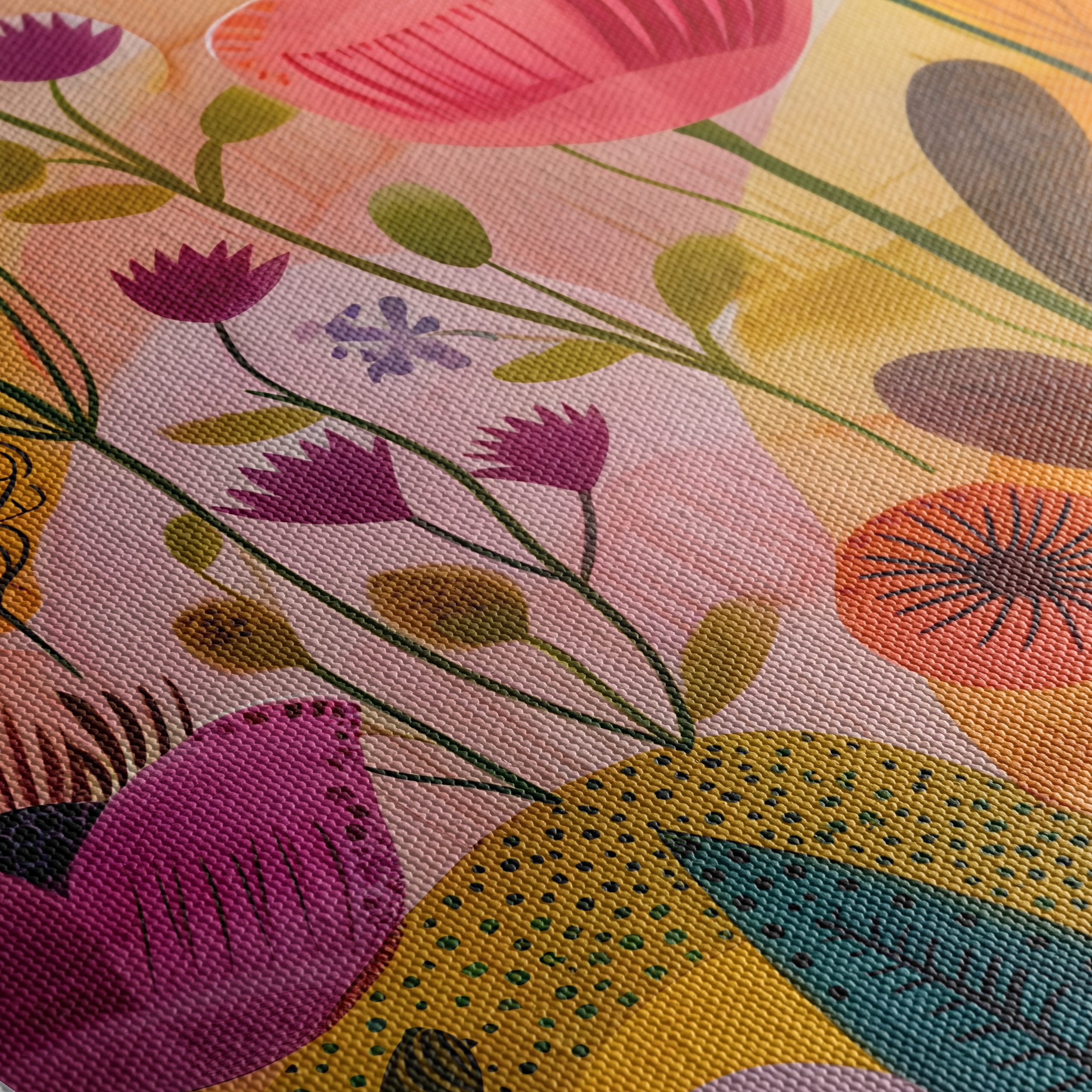 Vibrant Floral Contemporary Art - Image 5