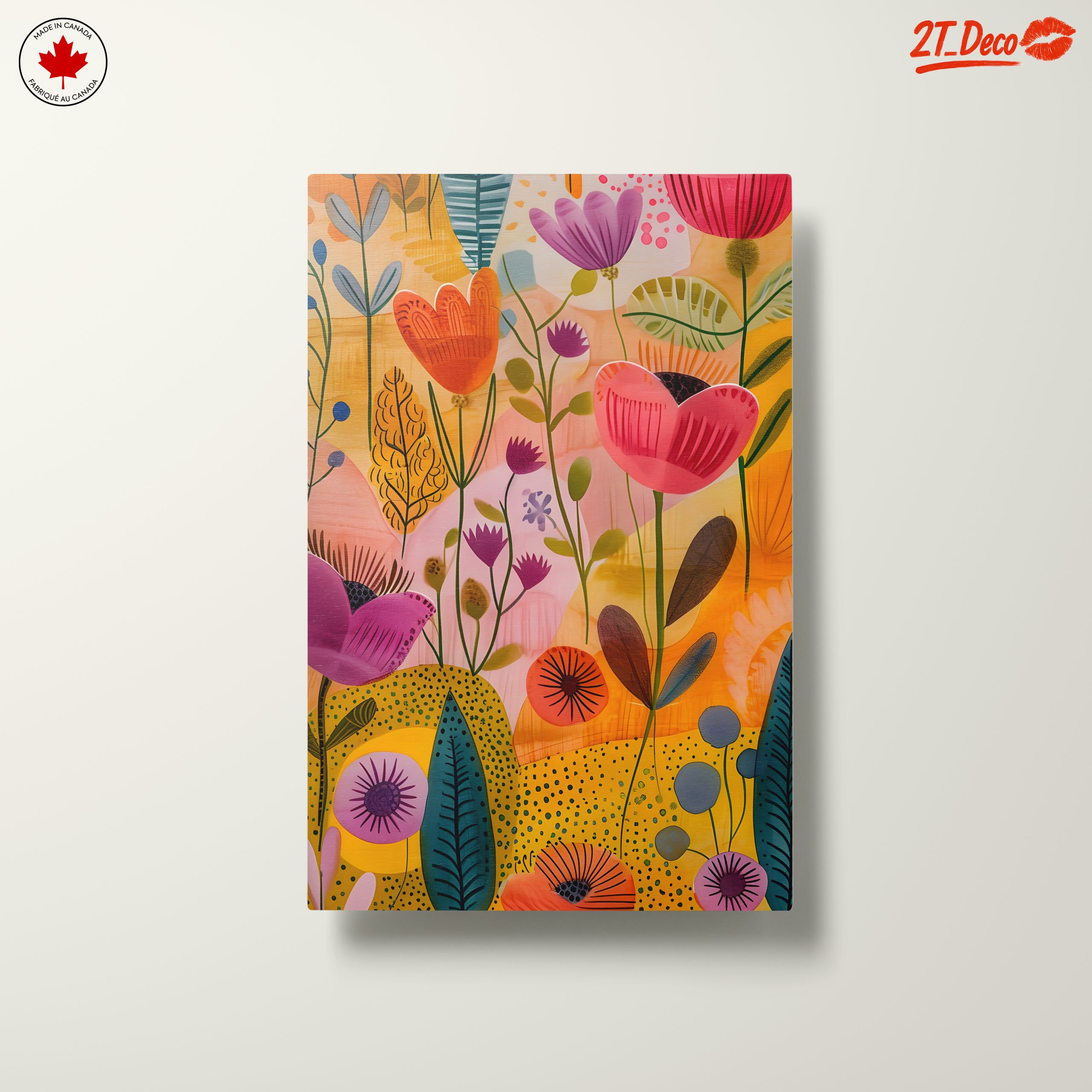 Vibrant Floral Contemporary Art - Image 10