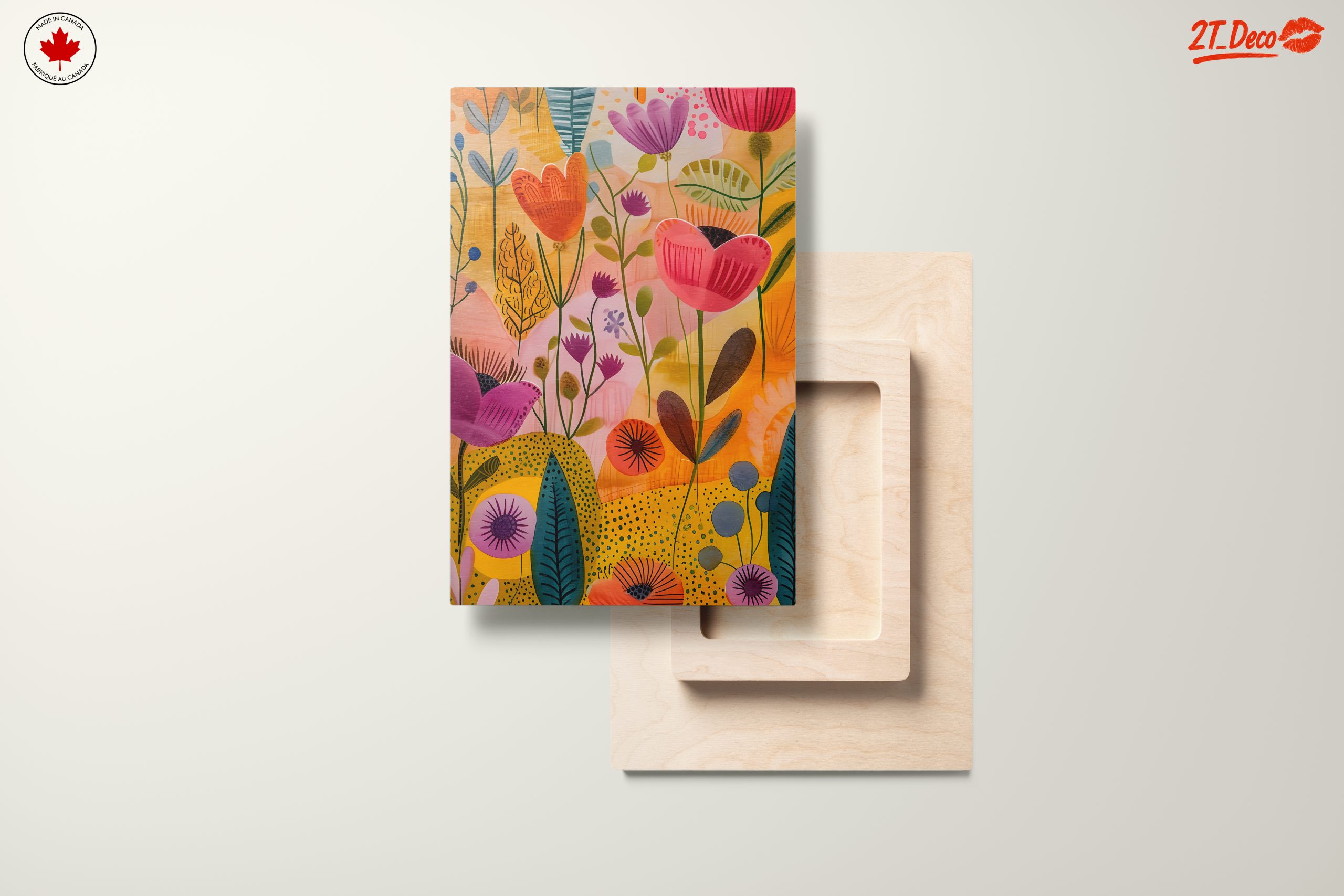 Vibrant Floral Contemporary Art - Image 11