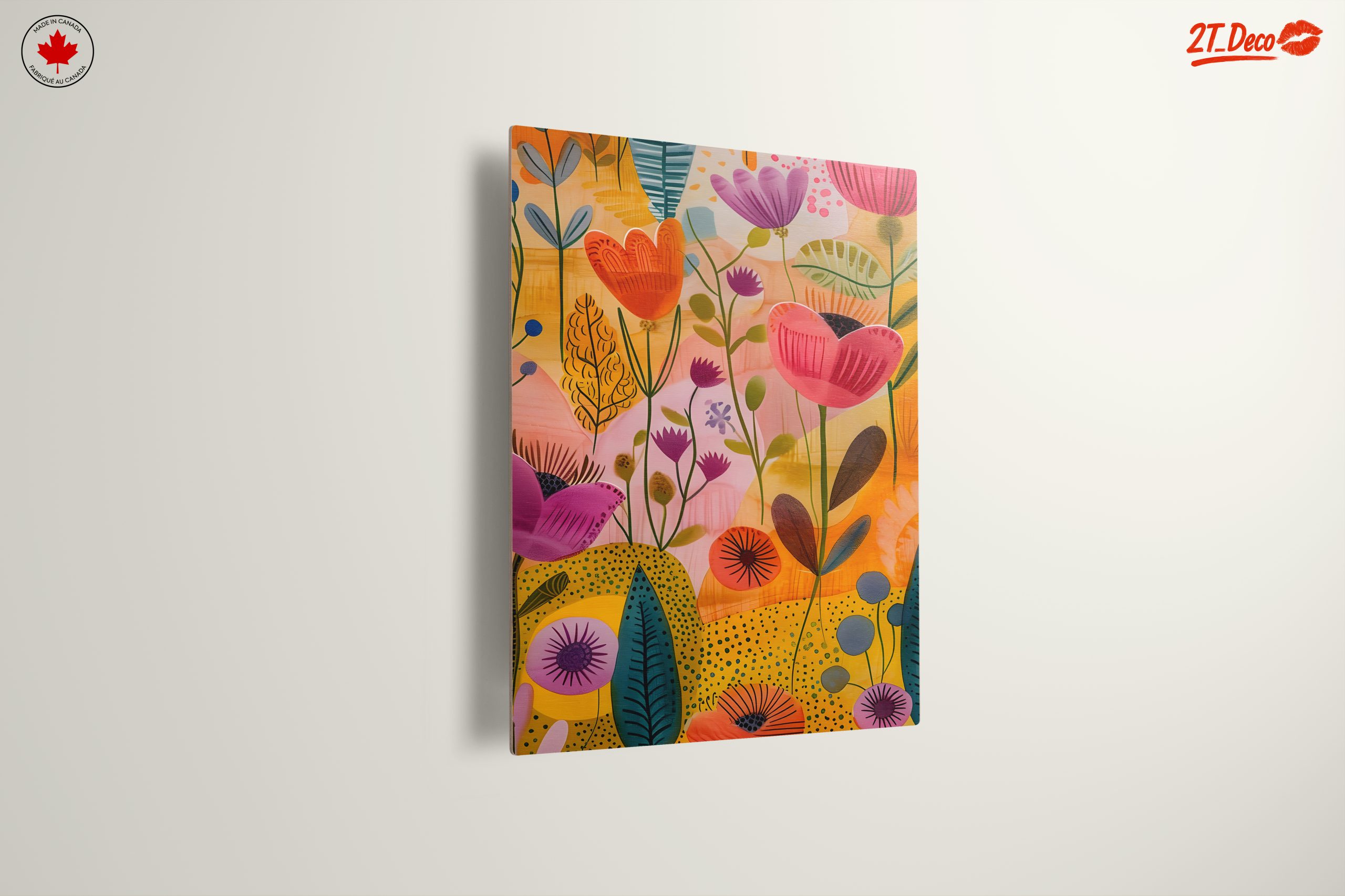 Vibrant Floral Contemporary Art - Image 13