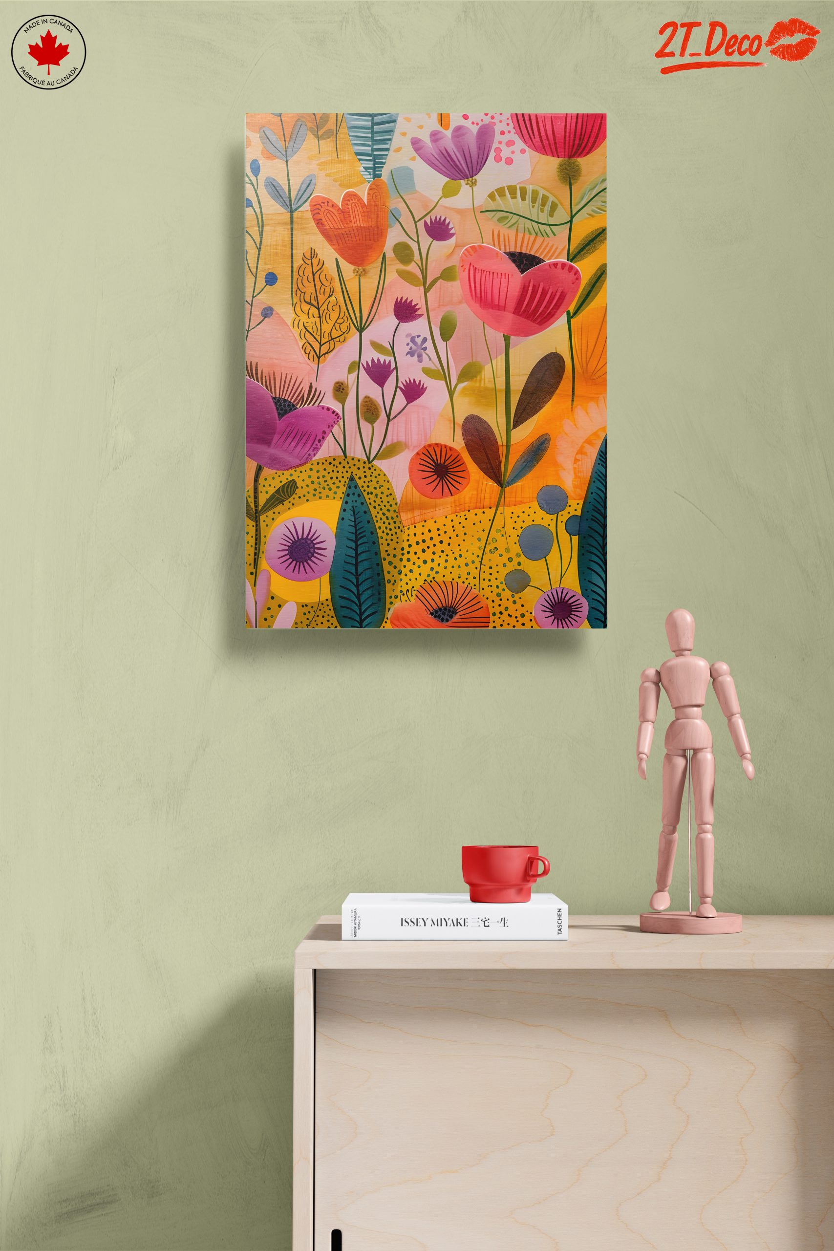 Vibrant Floral Contemporary Art - Image 14
