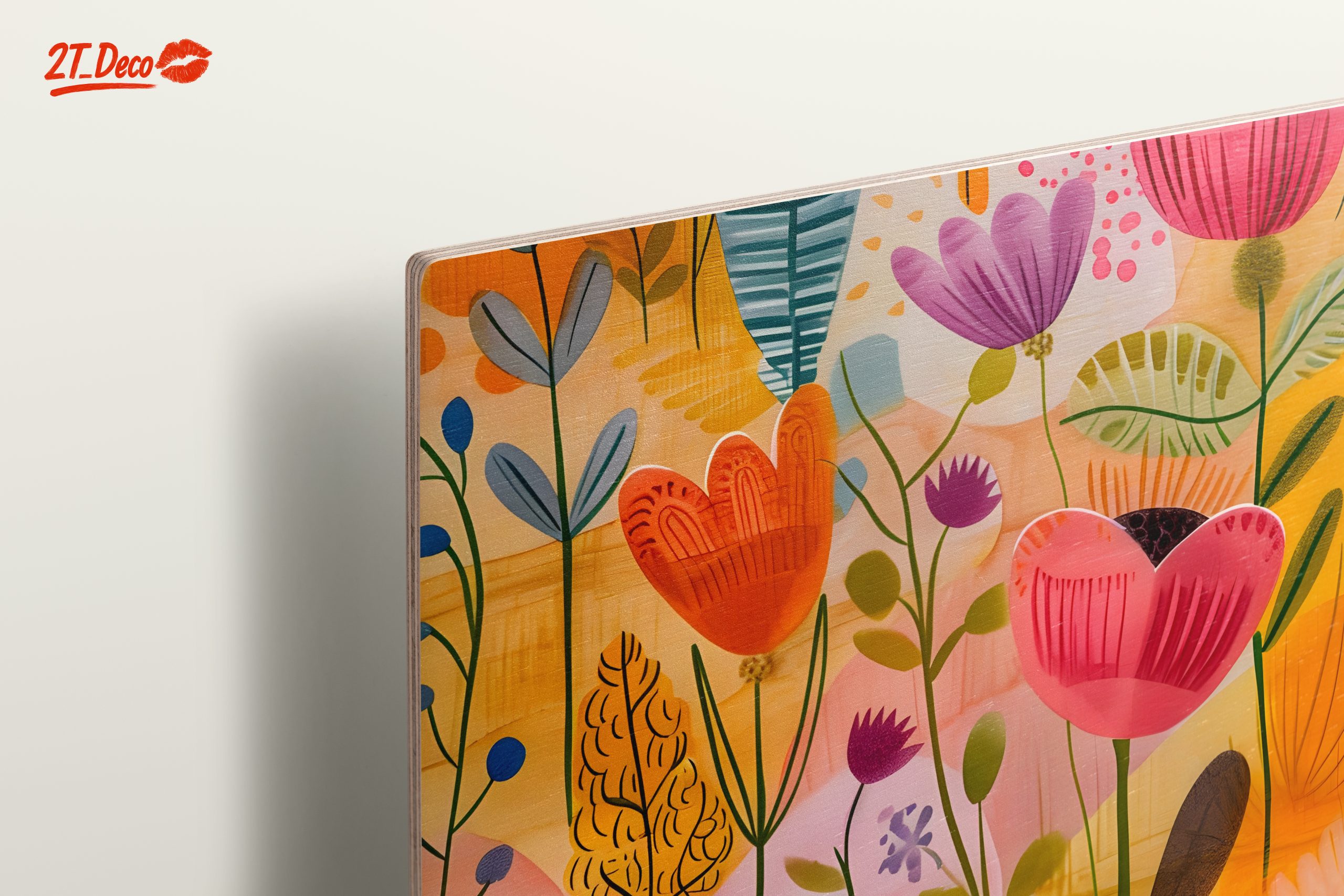 Vibrant Floral Contemporary Art - Image 15