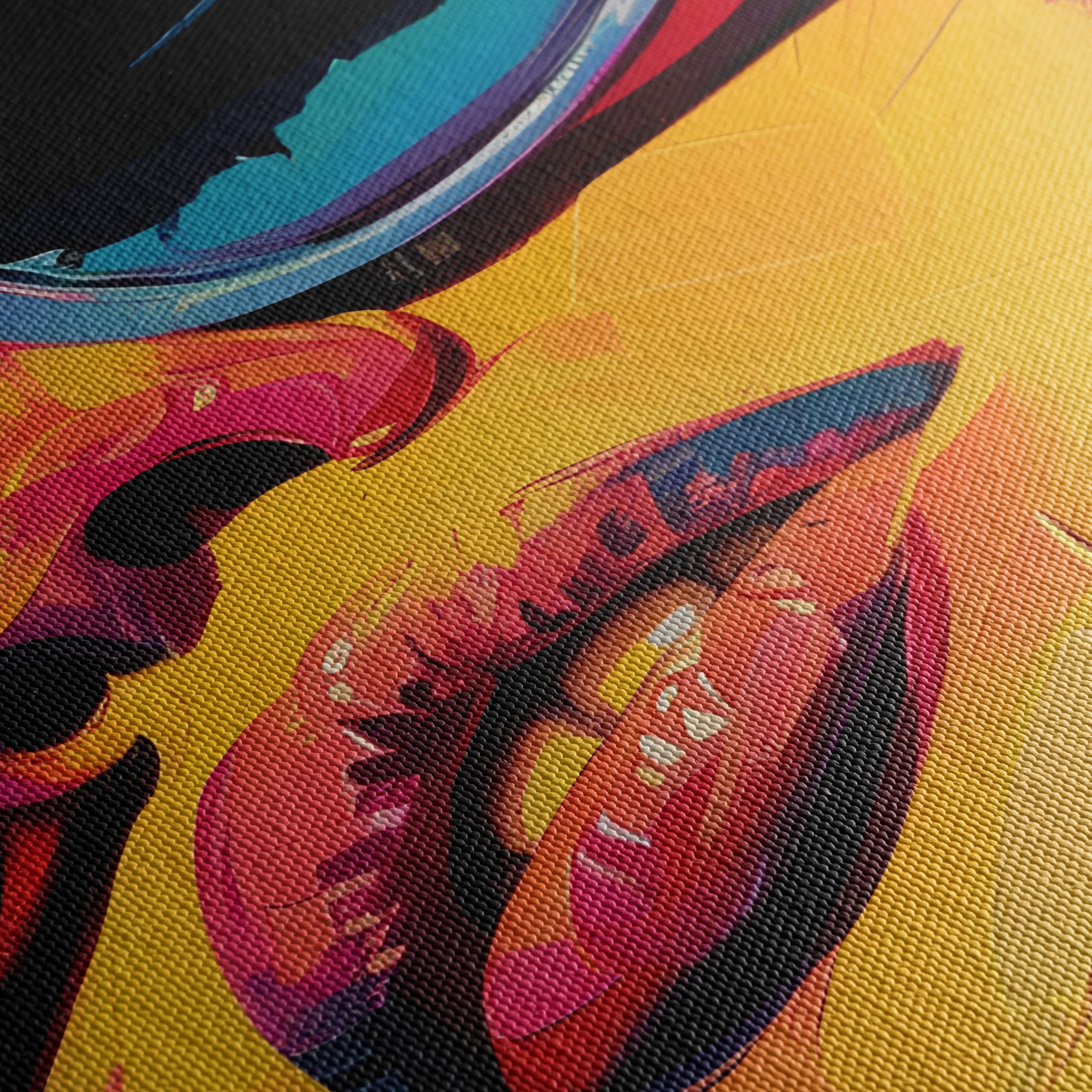 Vibrant Modern Portrait of a Woman in Sunglasses - Image 5
