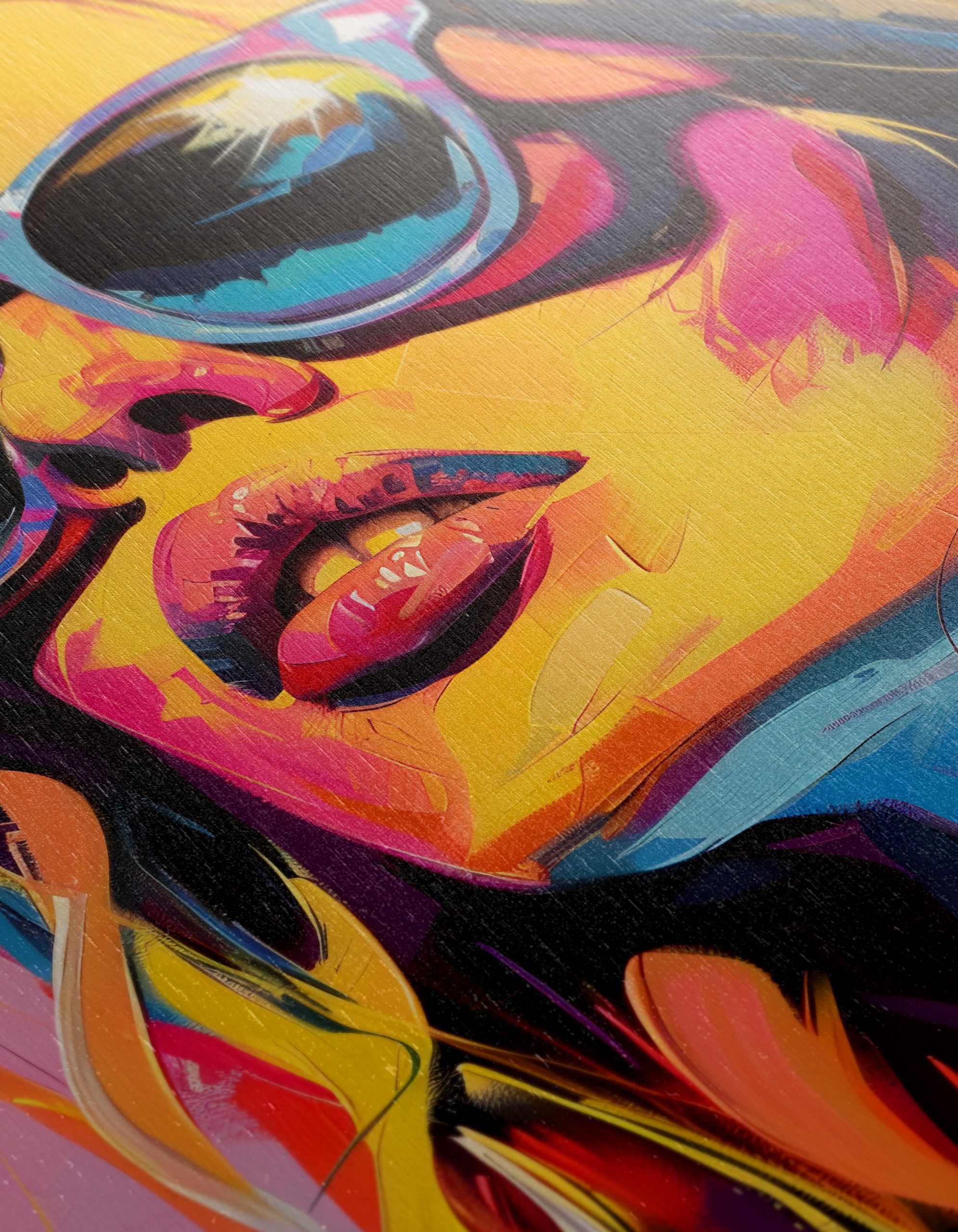 Vibrant Modern Portrait of a Woman in Sunglasses - Image 12